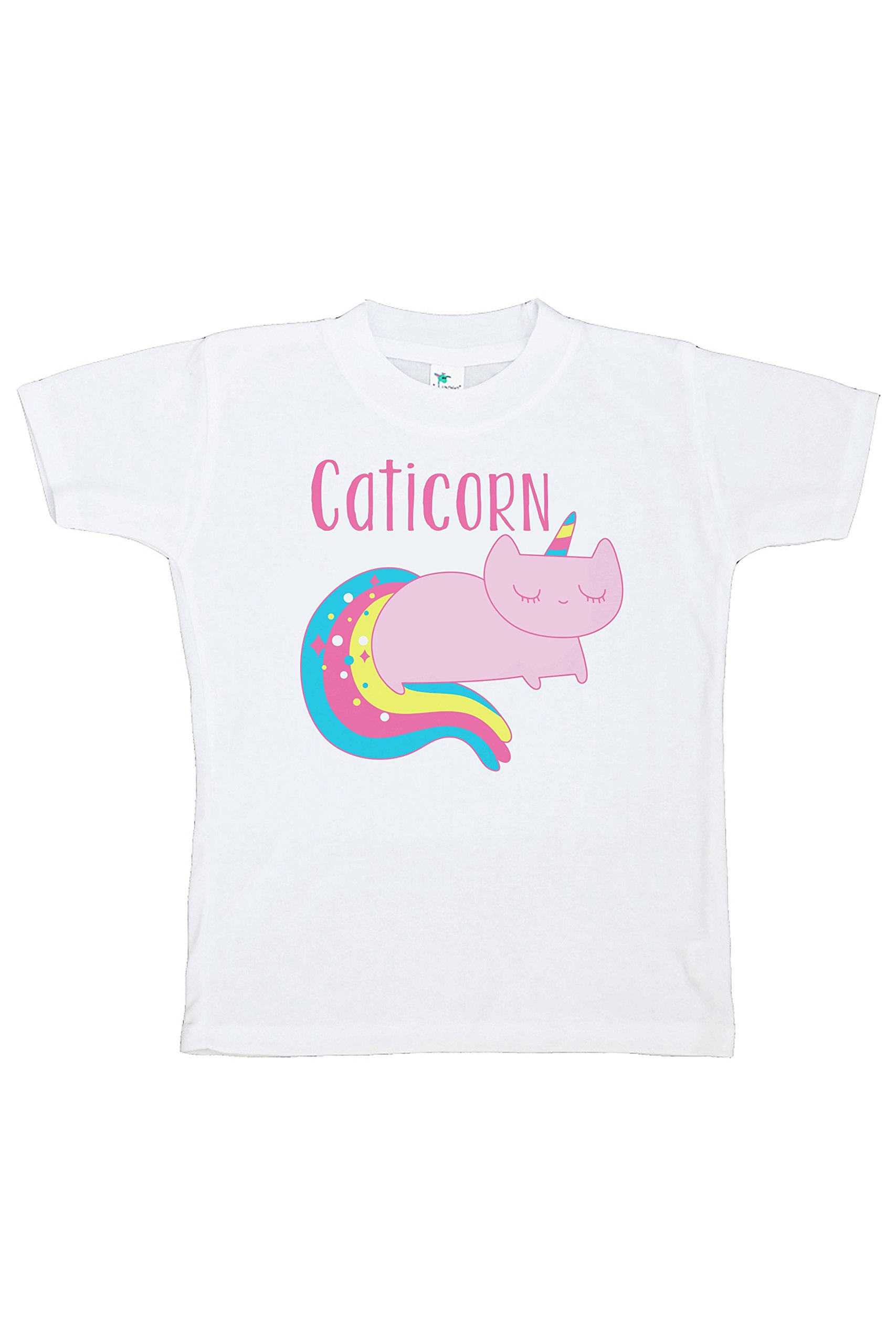 7 ate 9 Apparel Kids Cat Unicorn Graphic T-Shirt - Cute Cotton Tee for Girls & Boys - Perfect for Birthday Parties, School & Playdates