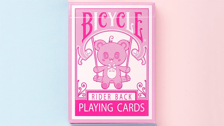 Cute Bear Playing Cards - Pink Limited Edition Bicycle Cards for Parties, Gifts & Game Nights