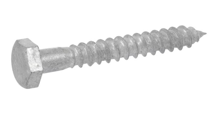 High-Quality 3/8 x 3-1/2 Inch Lag Screws - Heavy Duty H#230093 for Woodworking, Deck Building & Construction Projects