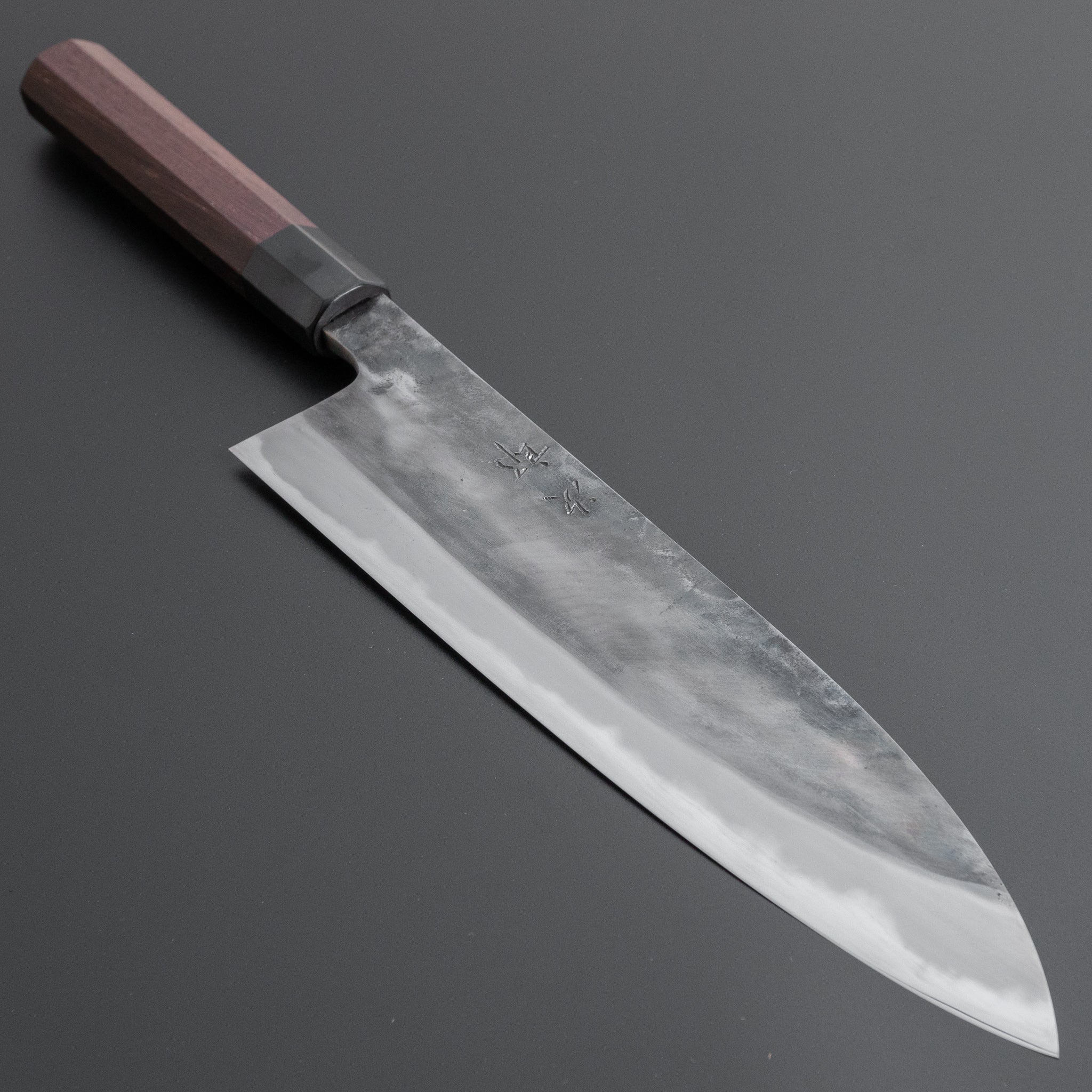 Premium Jiro Tsuchime Wa Gyuto 240mm Japanese Chef Knife with Taihei Tagayasan Handle - Perfect for Sushi, Meat Slicing & Professional Kitchen Use