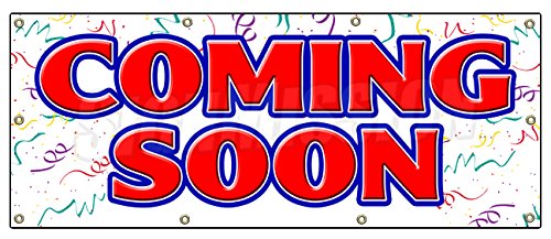 36x96 Inch Grand Opening Banner Sign - Custom Coming Soon & Now Open Store Sign for Business Events, Retail Promotions & Grand Openings