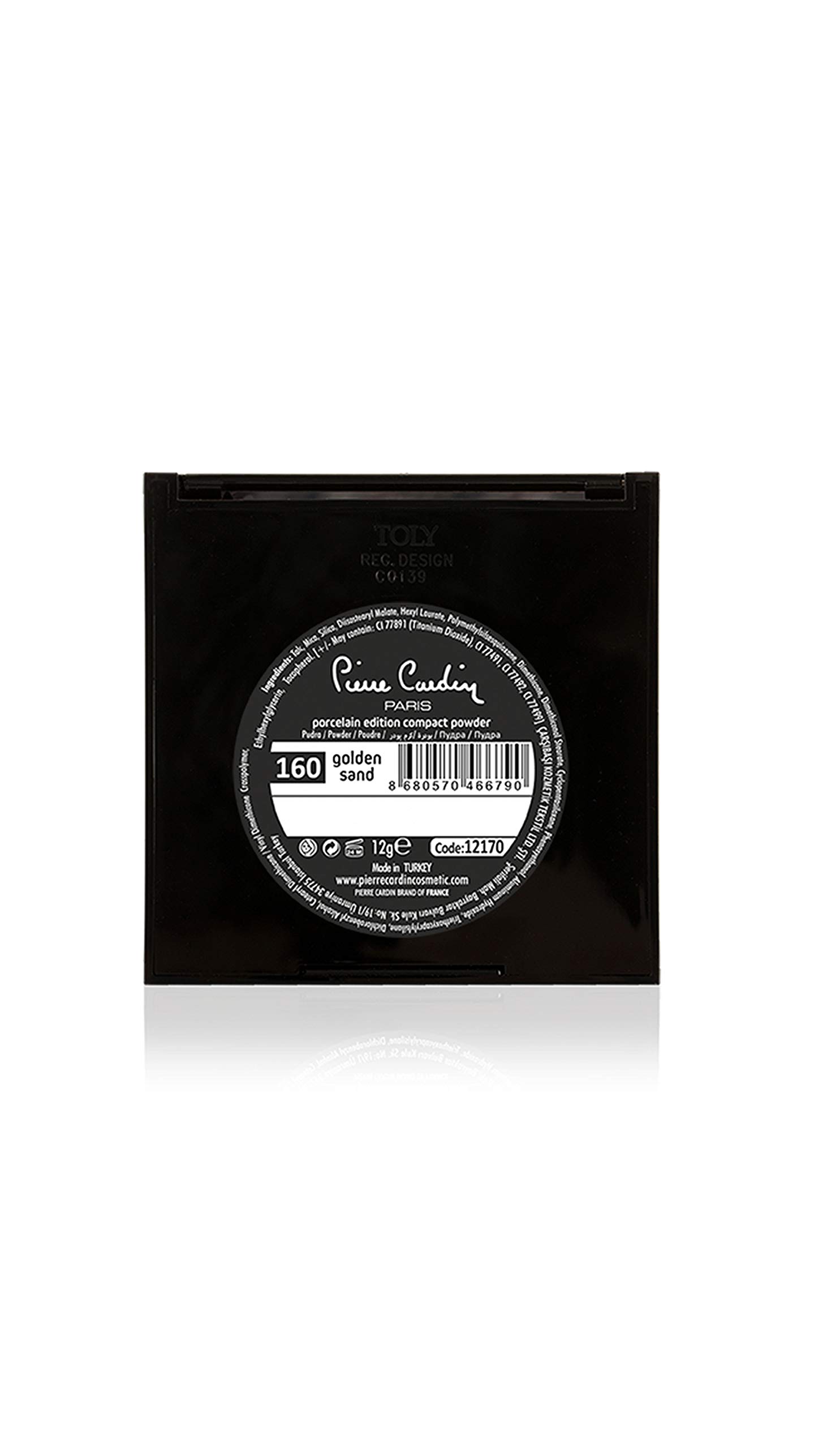 Porcelain Edition Compact Face Makeup Powder - Translucent Setting Powder & Foundation in Golden Sand | Oil Control & Matte Finish for All-Day Wear | Perfect for Daily Makeup & Touch-Ups