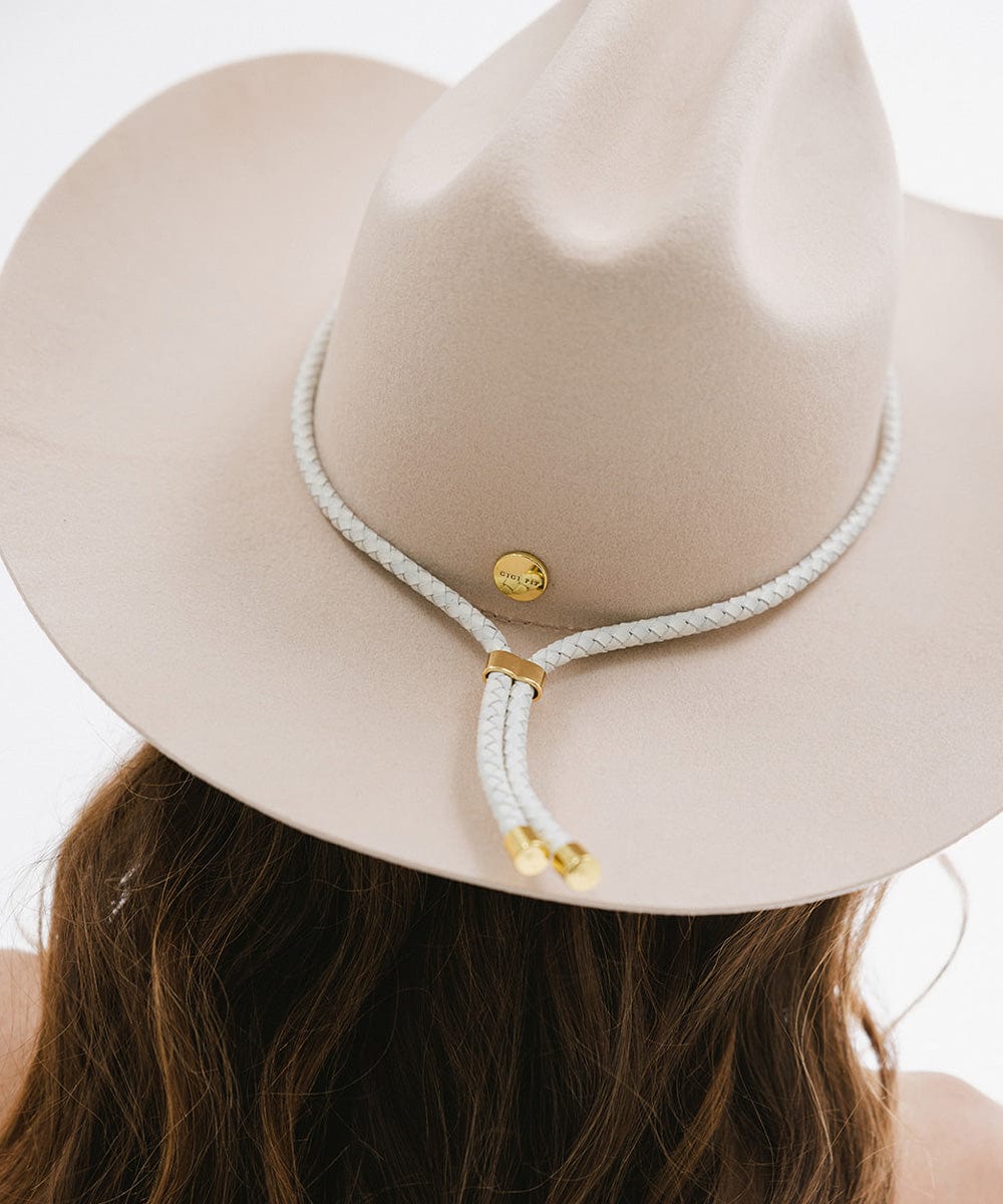 Braided Leather Bolo Hat Band for Cowboy Hats - Adjustable Western Style Hatband for Men & Women - Perfect for Rodeo, Country Music Festivals & Outdoor Adventures