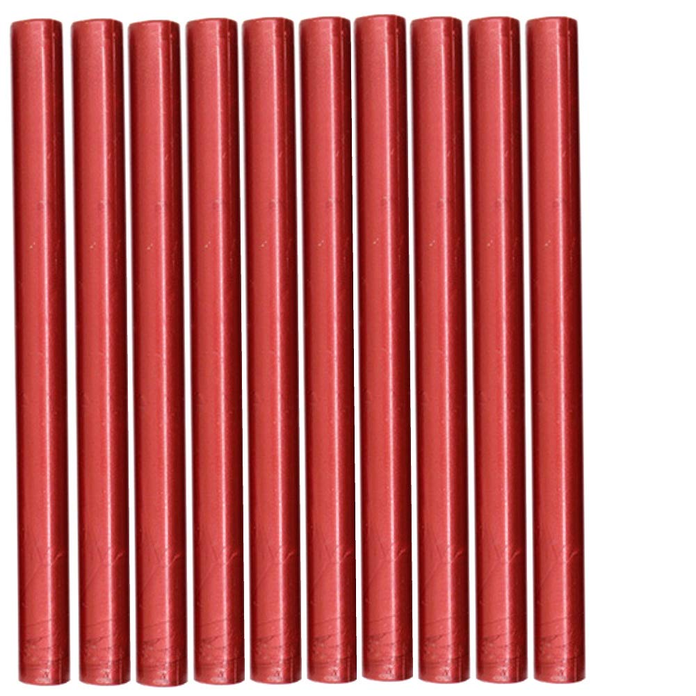 ONWINPOR Wine Red Sealing Wax Sticks - Premium Wax Seal Beads for Wax Seal Stamp, Perfect for Wedding Invitations, Letters, Cards & Envelopes (Elegant Wine Red) - Ideal for DIY Crafts, Vintage Correspondence & Special Occasions
