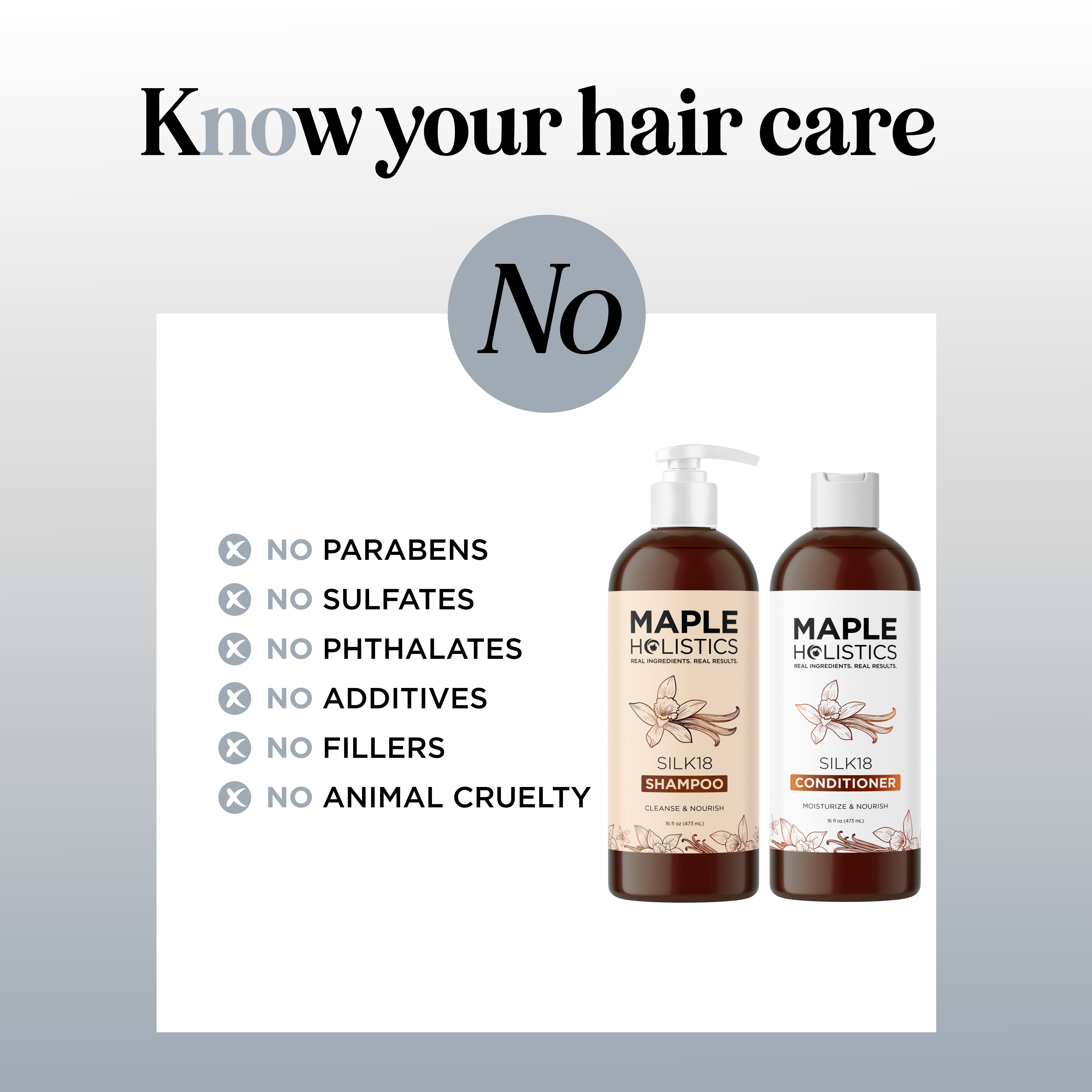 Silk18 Shampoo and Conditioner Set for Damaged Hair - Repairing & Hydrating Hair Care Duo - Perfect for Dry, Frizzy & Color-Treated Hair - Salon Quality Treatment at Home
