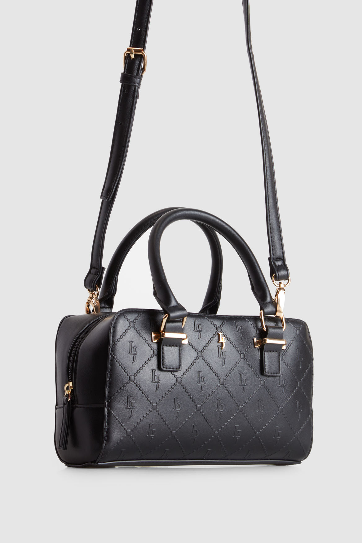 Premium Embossed Leather Barrel Bag for Women - Stylish Crossbody Shoulder Handbag for Everyday Use, Work, and Travel