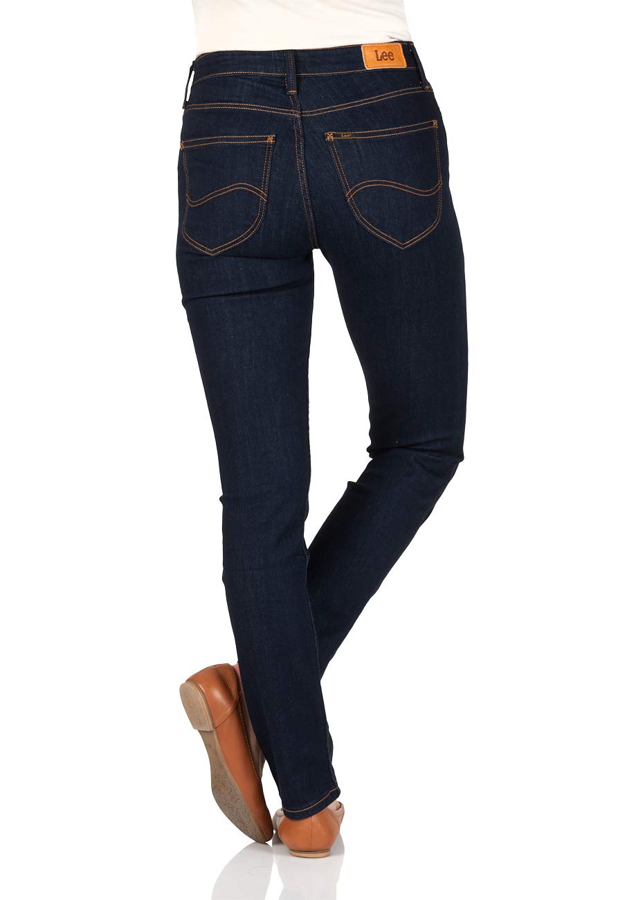 Lee Women's Elly One Wash Jeans - High Waist Skinny Denim Pants for Casual Wear & Everyday Comfort