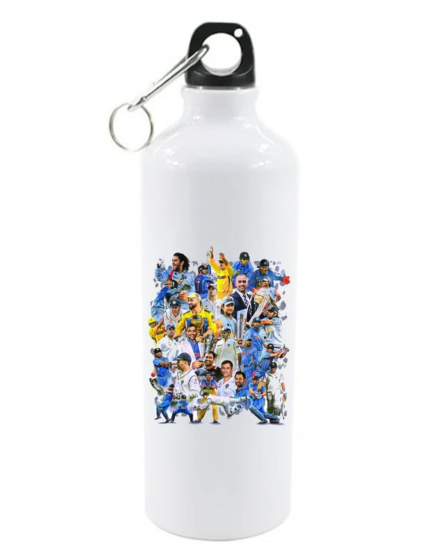 CRZE Sublimation Printed Aluminum 750ML Water Bottle - Leakproof & Durable for Sports, Gym, School, Travel | Insulated Thermo Flask for Hot & Cold Drinks | Perfect Gift for Men, Women, Kids, Friends | Ideal for Hiking, Workout, Office & Outdoor Activities