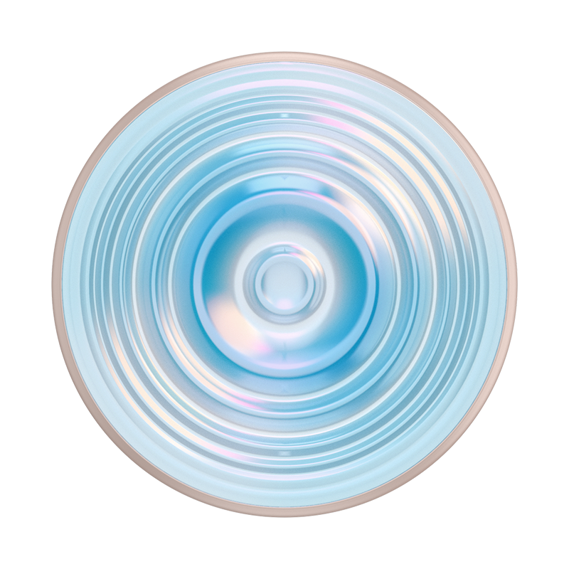 Ripple Opalescent Blue PopGrip - Swappable Phone Grip & Stand for iPhone, Samsung & Smartphones | Perfect for Selfies, Video Calls & Secure Handling