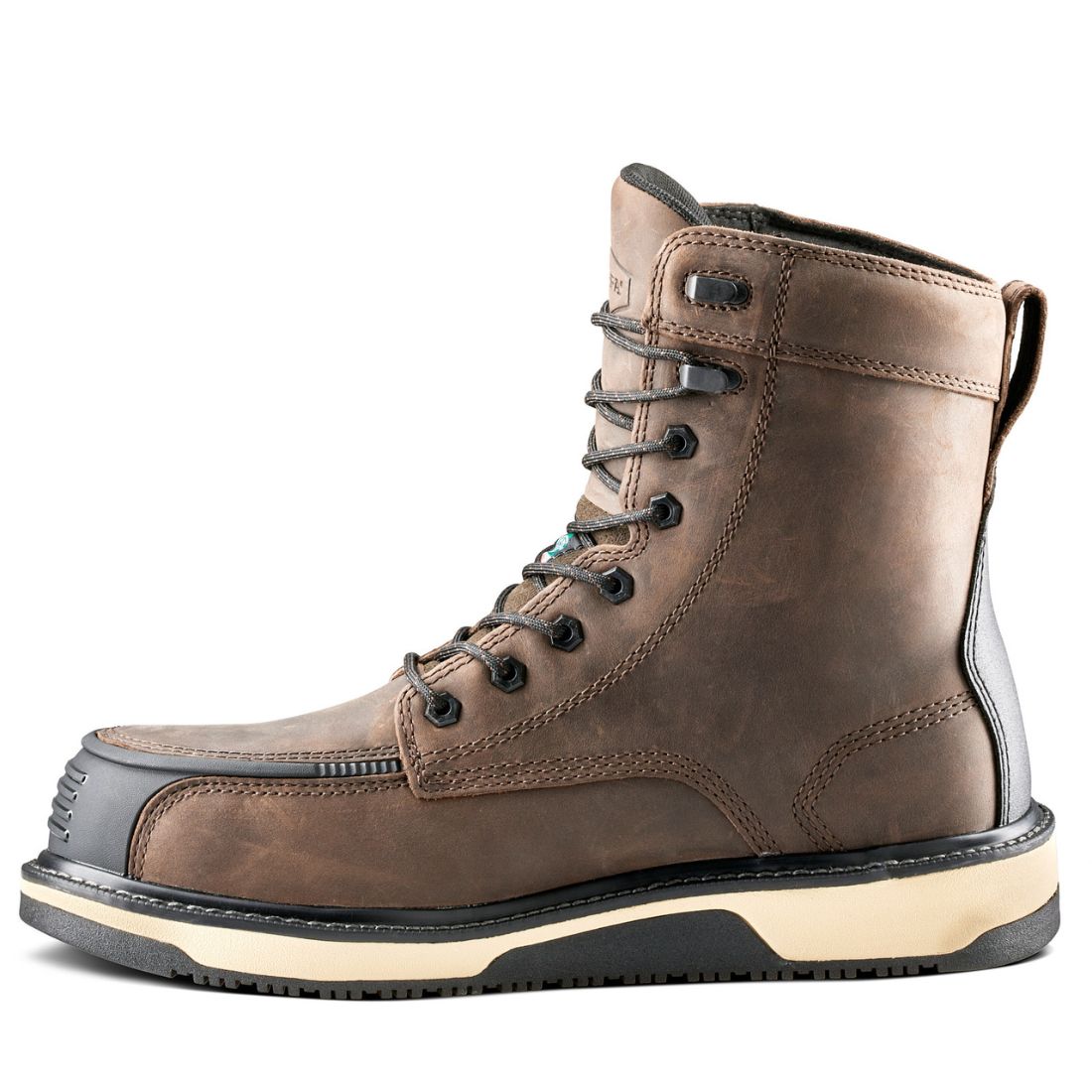 Terra Ironstone Men's 8 Waterproof Composite Toe Work Boot 839FDB - Durable Safety Shoes for Construction, Warehouse & Outdoor Work
