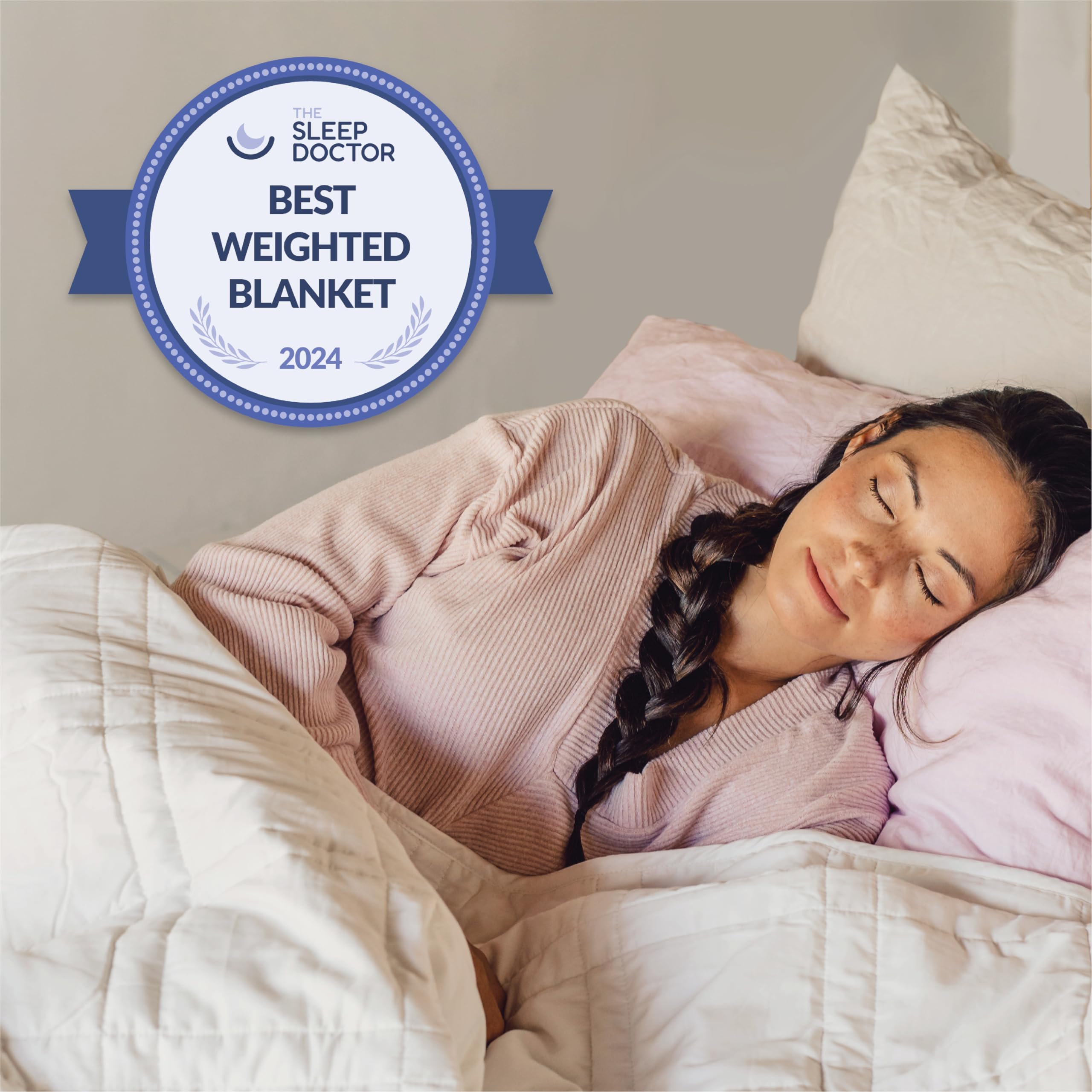 Baloo 20 lb Weighted Blanket for Adults - Full/Queen Size (60
