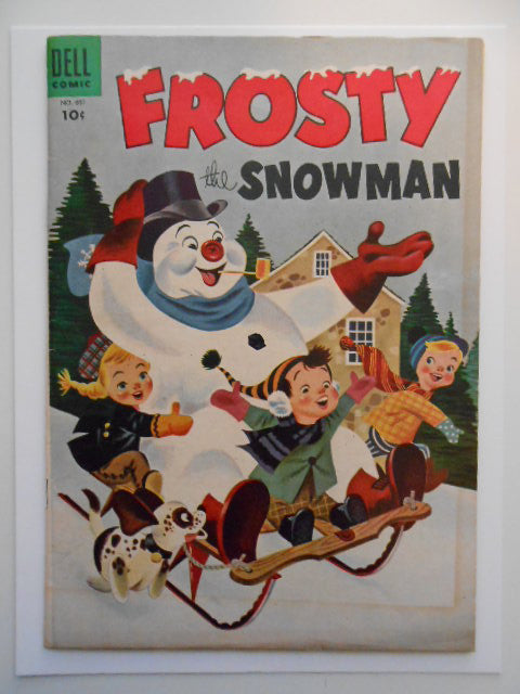Rare Frosty the Snowman Vintage Comic from the 1950s - Collectible Holiday Memorabilia for Christmas Decor & Nostalgic Gift Giving