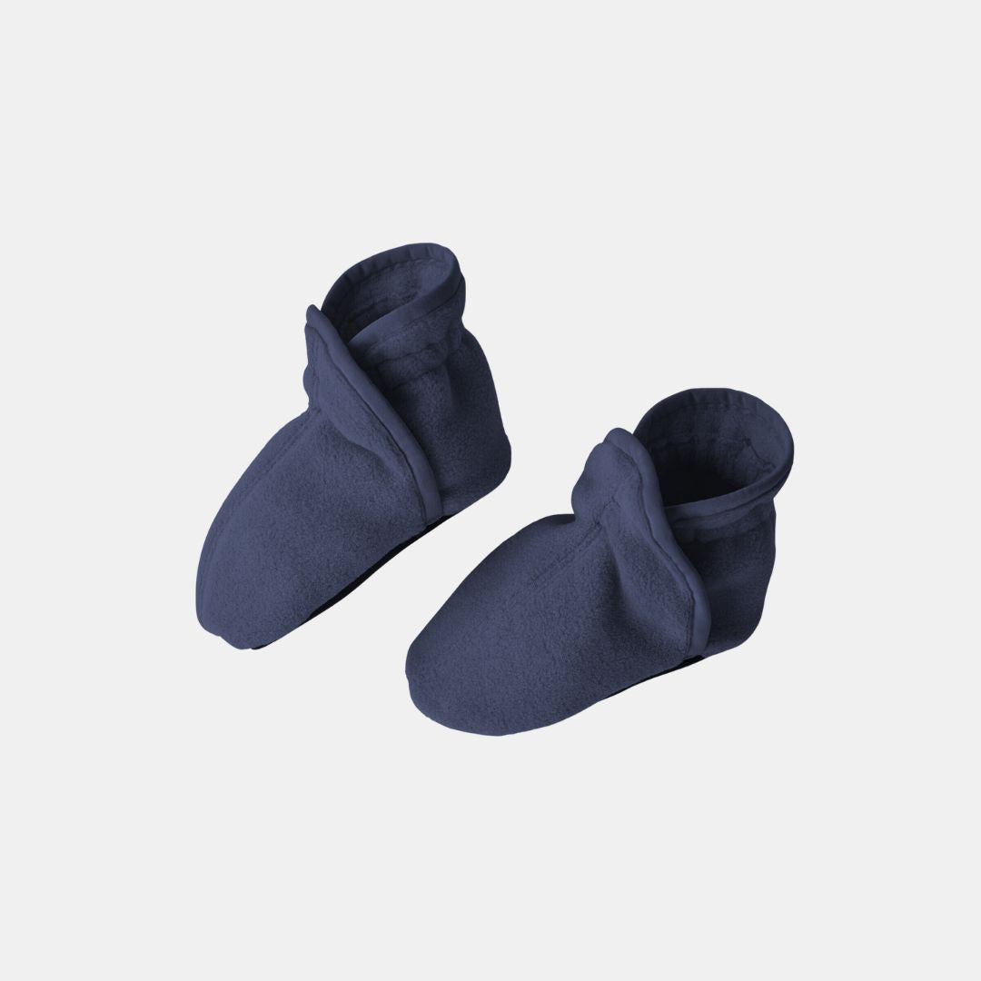 Soft & Warm Baby Synchilla Fleece Booties - Cozy Non-Slip Socks for Infants & Toddlers - Perfect for Indoor Play, Winter Outings & Photo Shoots