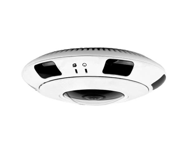 12MP Fish Eye IP Dome Security Camera - 180° Panoramic View, 1.8mm Wide Angle Lens for Indoor/Outdoor Surveillance - Ideal for Home, Office & Retail Store Security Monitoring
