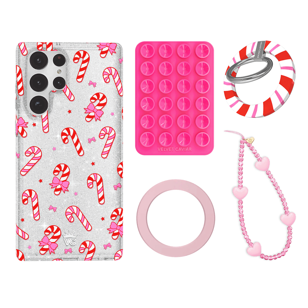 Peppermint Princess Galaxy Bundle Set - Cute & Comfortable Grip for Pens, Pencils & Stylus - Perfect for School, Office & Digital Art