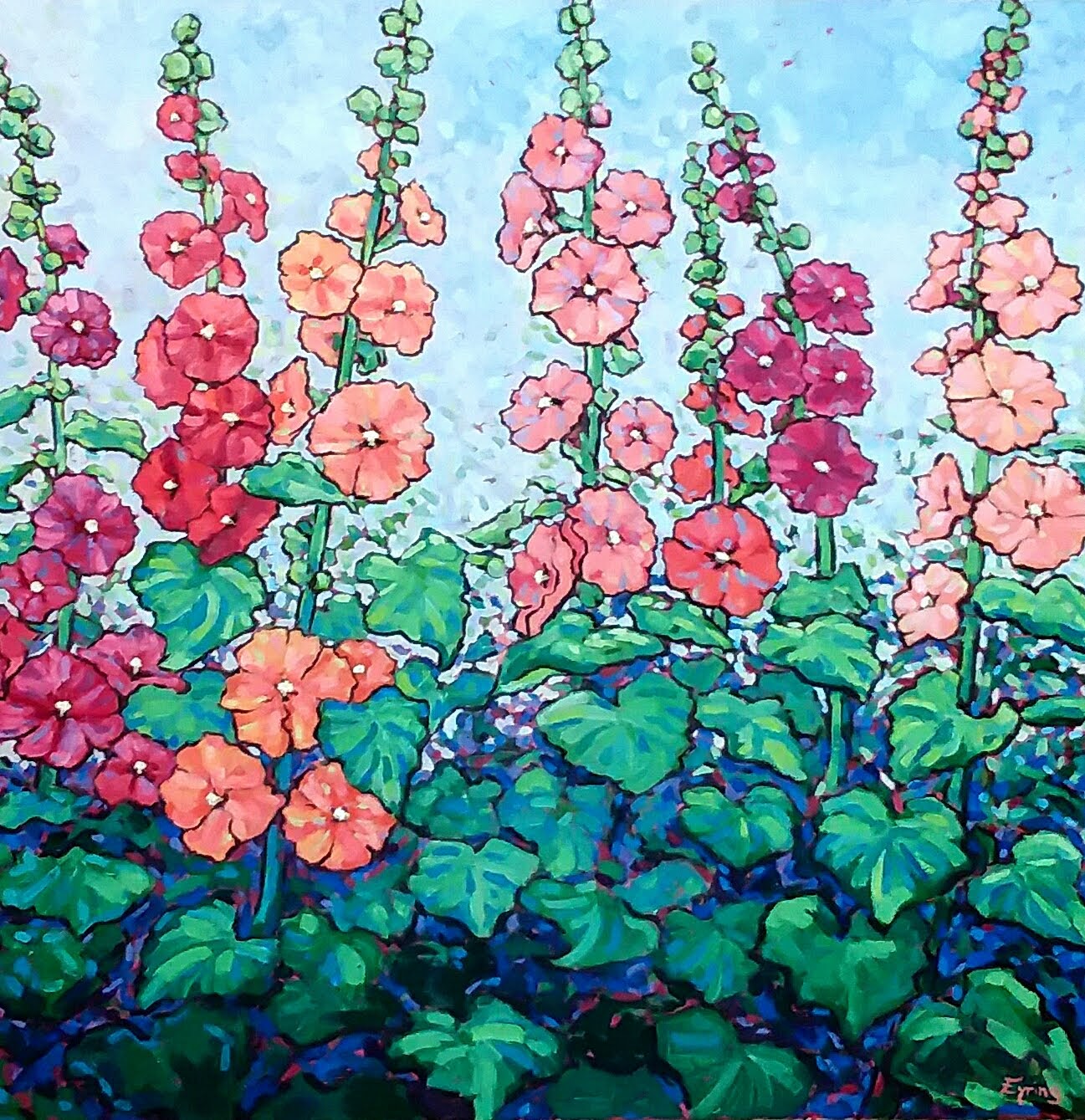 Laura Eyring Oil Painting Landscape Mosaic Workshop - Learn Step-by-Step Techniques for Home Decor & Gift Ideas
