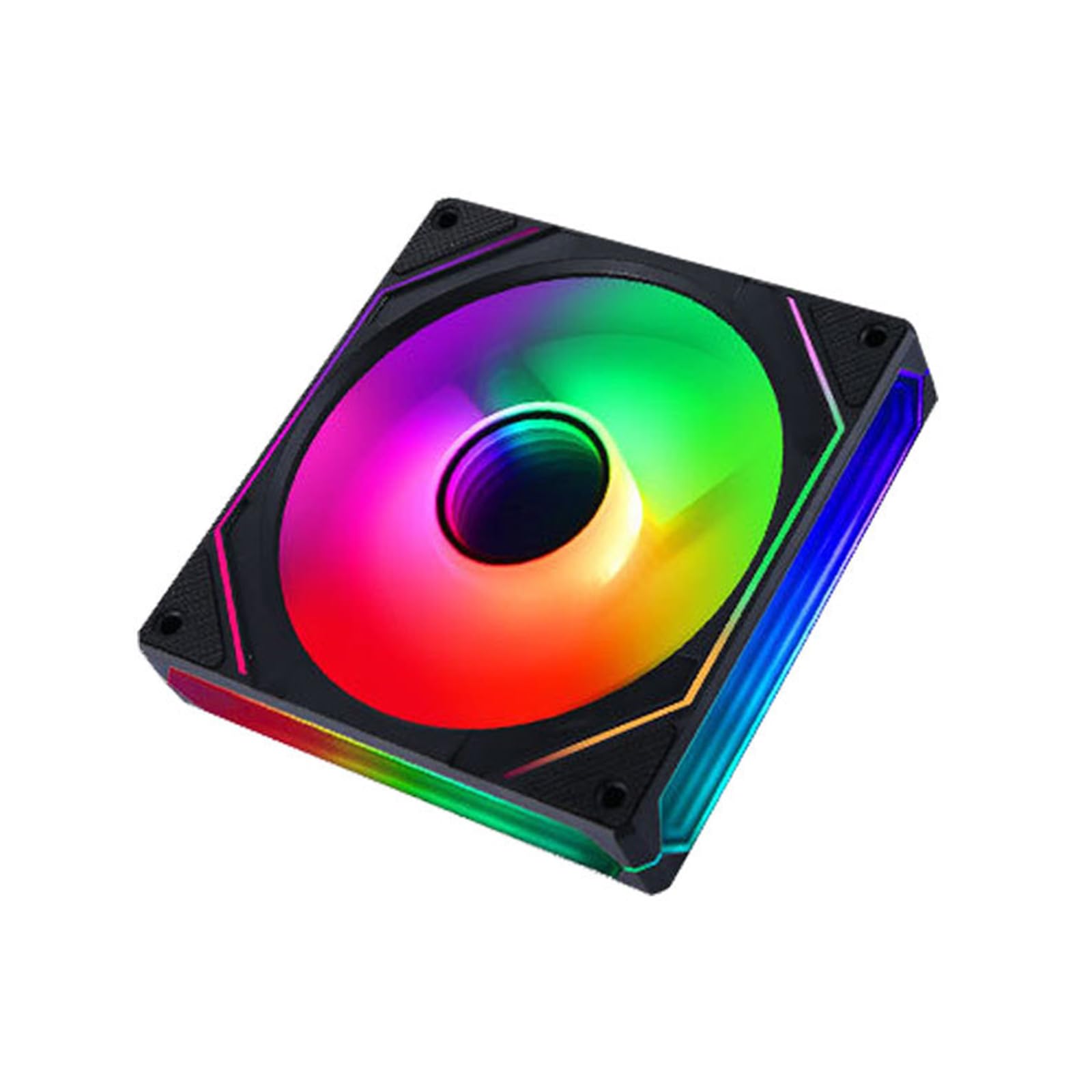 120mm ARGB PC Case Fan - 5V 3Pin Addressable RGB Cooling Fan with PWM Control for Desktop Computer, Gaming PC & Workstation - Perfect for Case Cooling, CPU Heatsink & RGB Lighting Setup