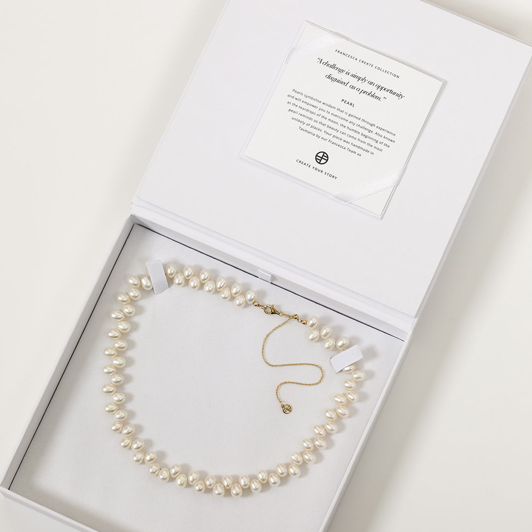 6mm Alaska Pearl Necklace - Elegant & Timeless Jewelry for Women, Perfect for Weddings, Parties & Special Occasions