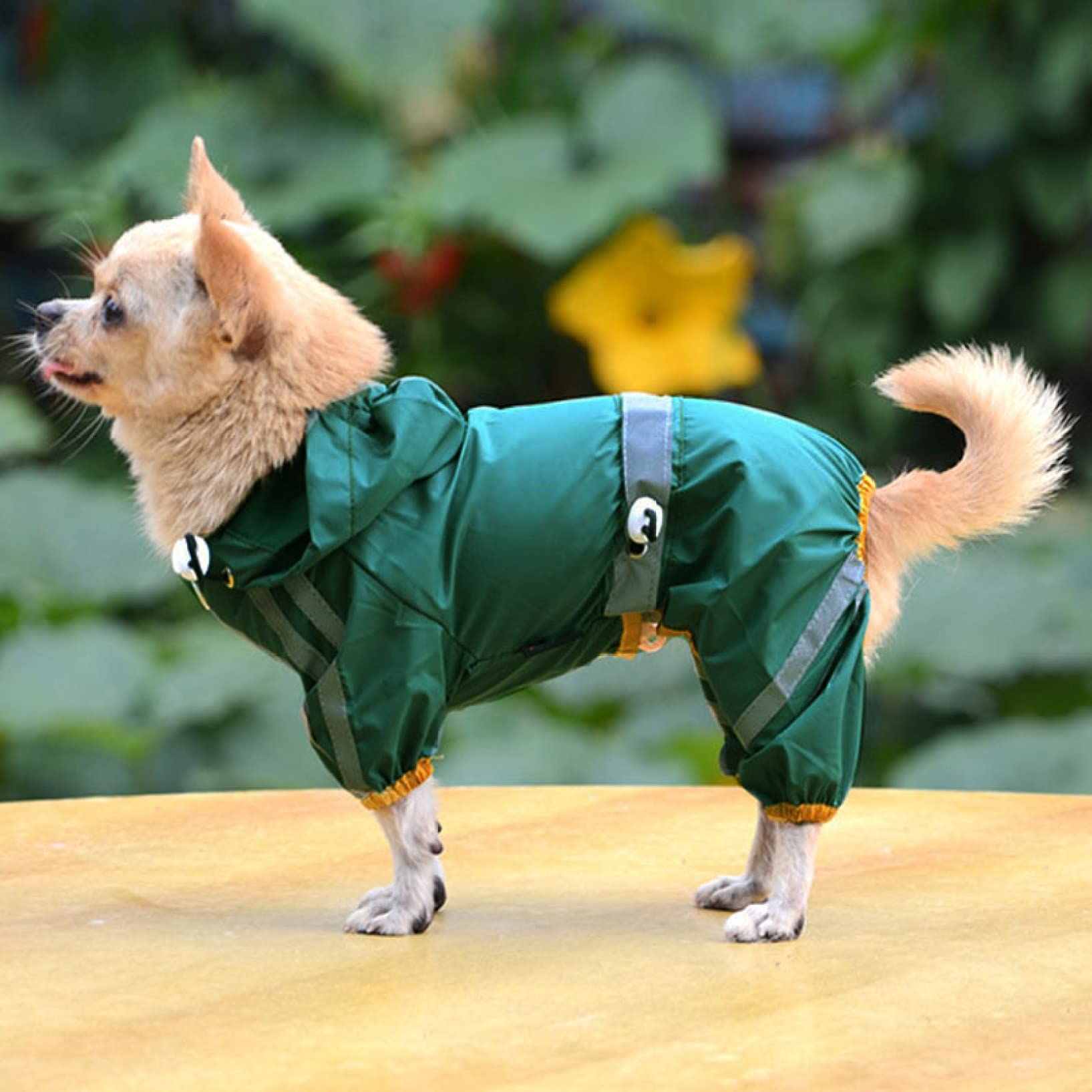 Waterproof Dog Raincoat - Breathable & Lightweight Pet Jumpsuit for Small Medium Large Dogs | All-Weather Outdoor Protection for Walking, Hiking & Rainy Day Adventures