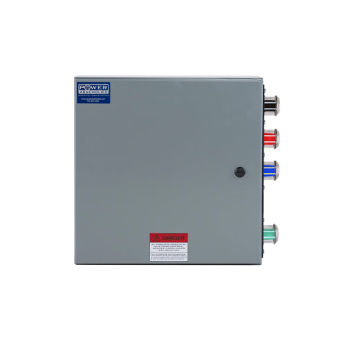 400A 208V Threaded Post Camlock Connection Box - Heavy Duty Electrical Power Distribution for Construction & Industrial Use