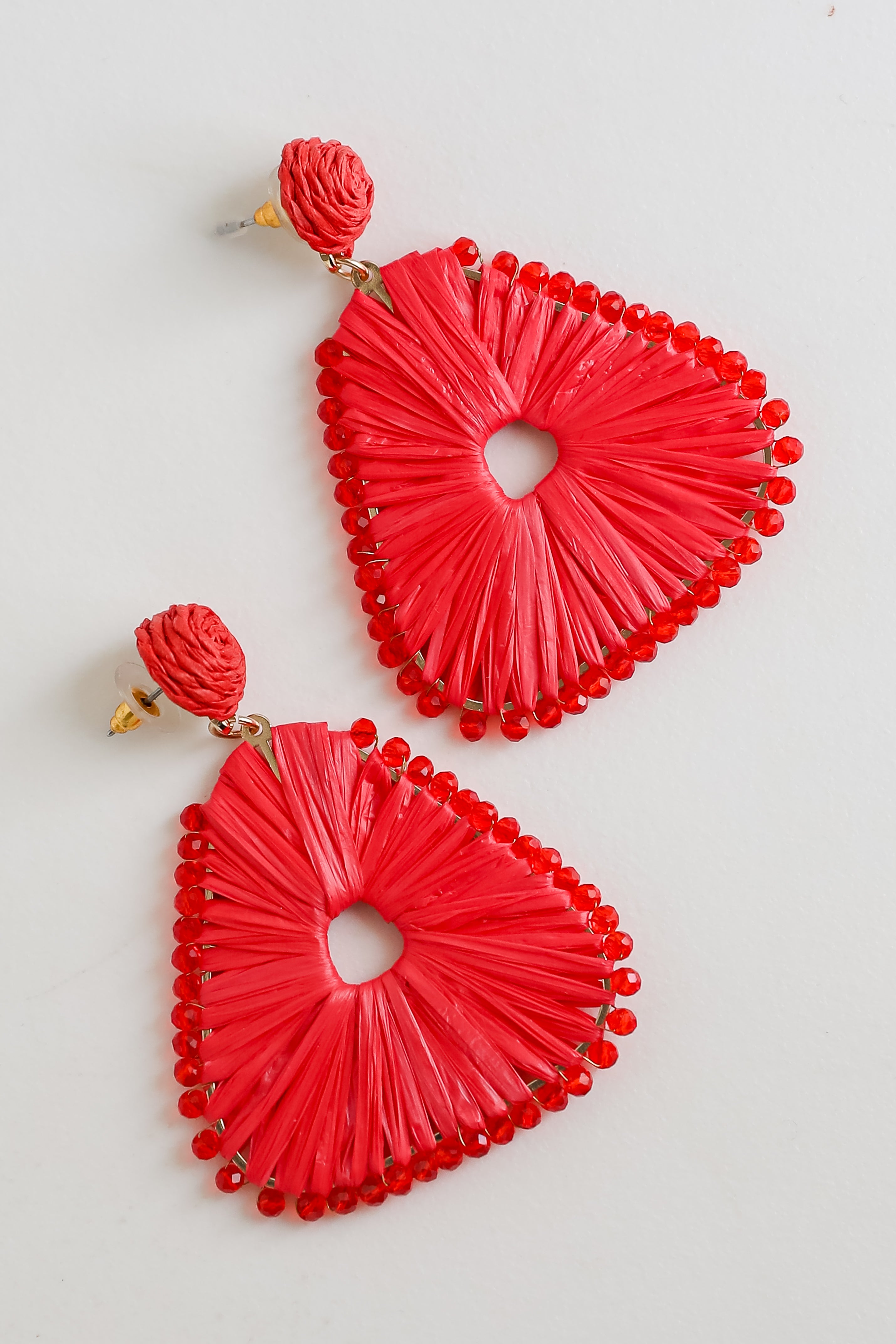 Daphne Statement Straw Earrings for Women - Boho Chic Summer Accessories - Perfect for Beach, Vacation & Festival Outfits