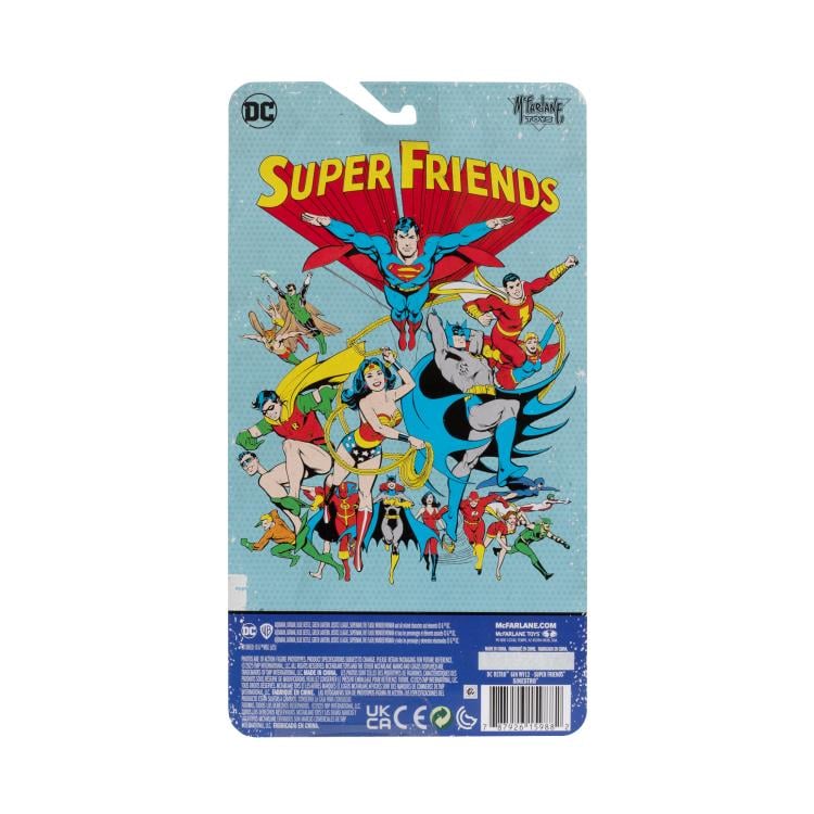 Super Friends DC Retro Sinestro Action Figure - Collectible 7-Inch Figure for Fans & Display - Perfect for Comic Book Lovers, Gift Giving & Home Decor