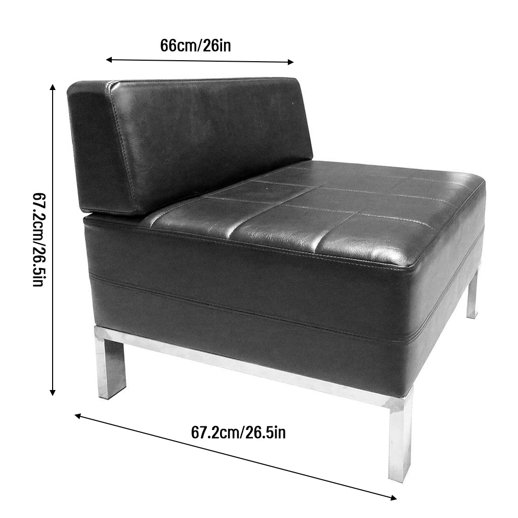 Comfortable Waiting Chair for Home, Office & Clinic - Ergonomic Design with Padded Seat & Back Support