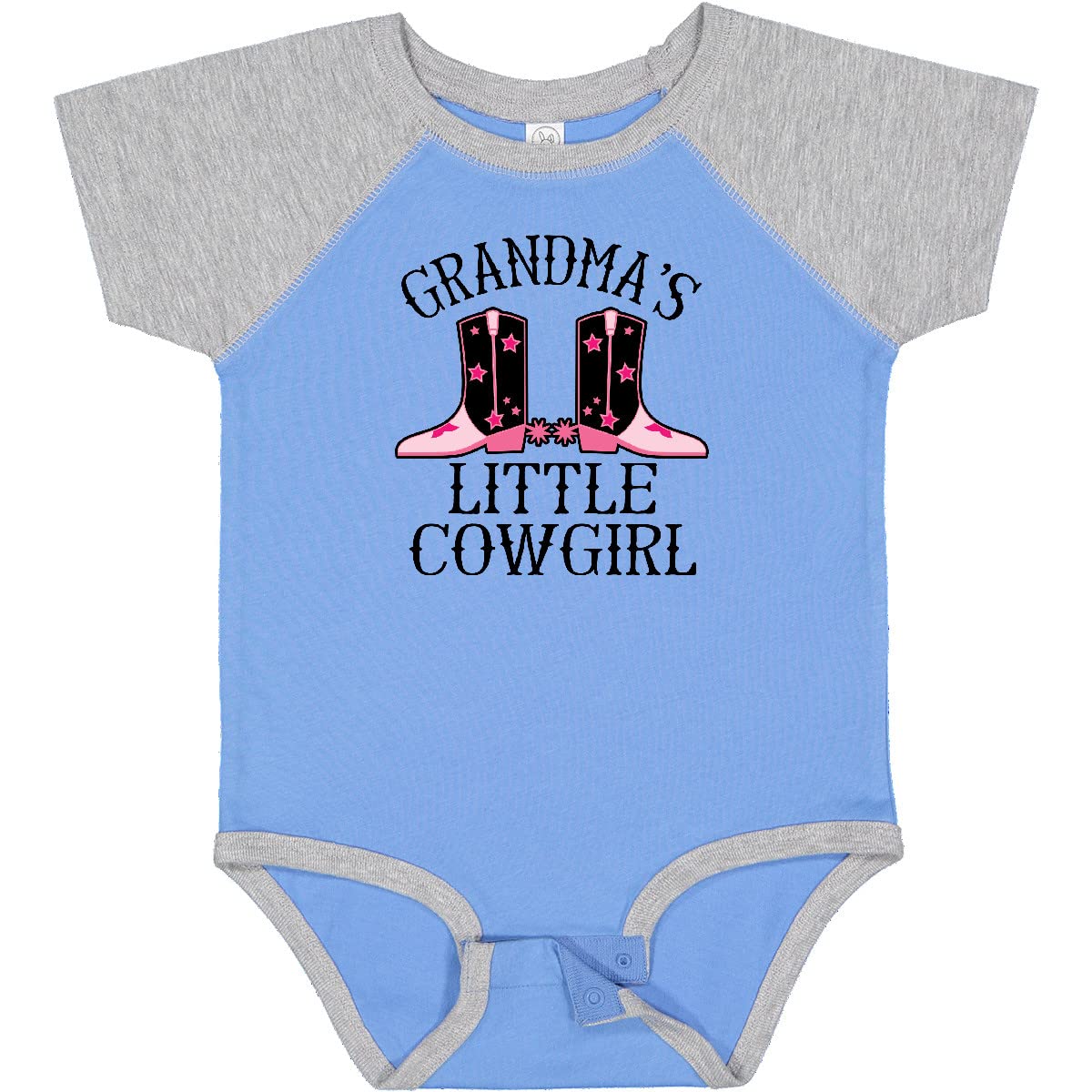 Inktastic Grandma Little Cowgirl Baby Bodysuit - Cute Western Outfit for Infants & Toddlers - Perfect for Cowgirl Themed Parties, Photo Shoots & Everyday Wear