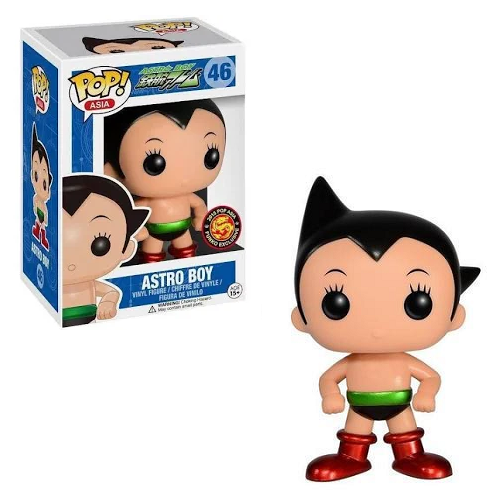 Funko Pop! ASIA: Astro Boy #46 Metallic Vinyl Figure - Collectible Anime Toy for Display & Gift Giving - Perfect for Anime Fans, Pop Culture Collectors & Home Decor