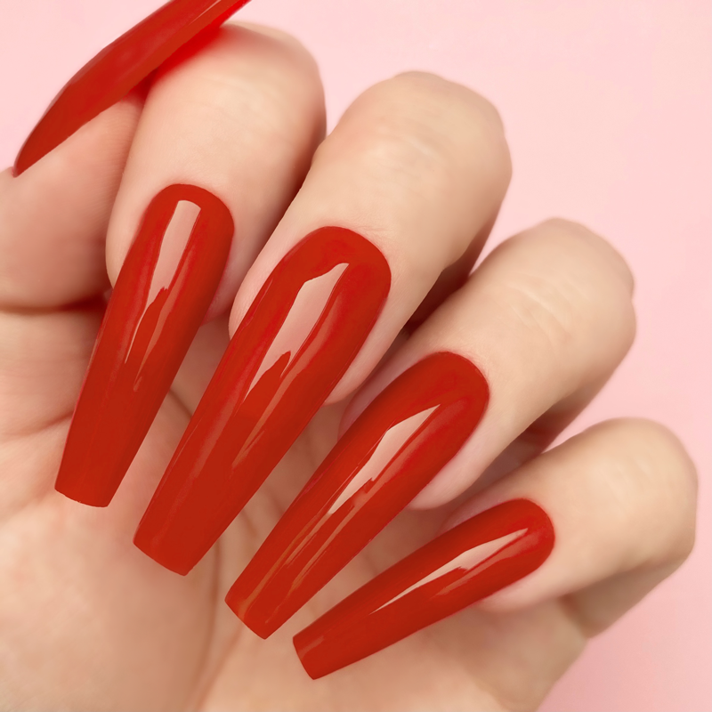Red Flags Gel Nail Polish - Long Lasting UV LED Soak Off Nail Lacquer for Manicures & Pedicures - Perfect for Salons, Home Use, and Special Occasions