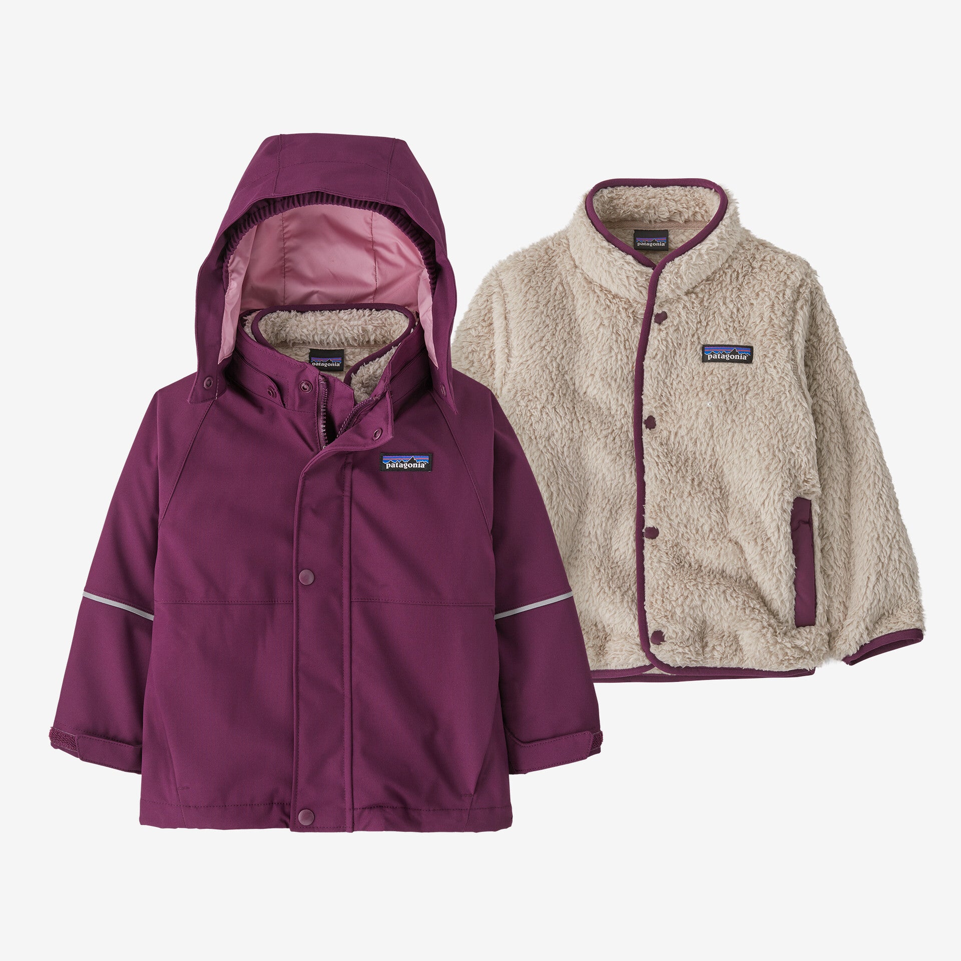 Baby All Seasons 3-in-1 Convertible Jacket for Boys & Girls - Waterproof Windproof Winter Coat with Removable Inner Layer - Perfect for Outdoor Play, School & Travel