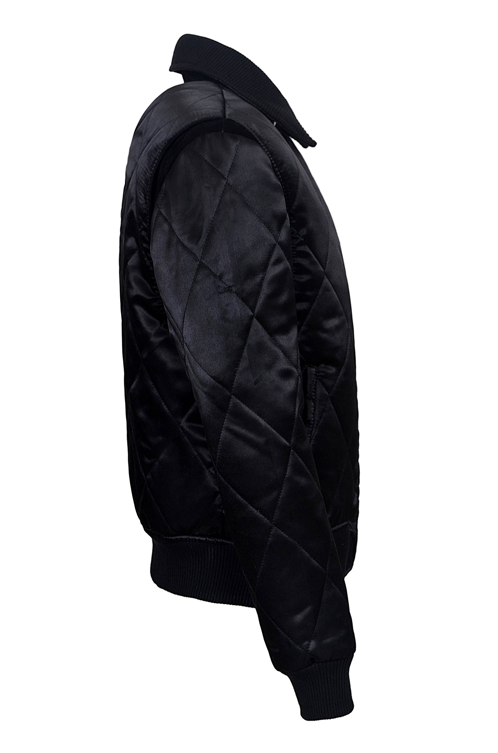 Smart Range Men's Drive Silver Scorpion Satin Fitted Movie Jacket - Stylish Film-Inspired Outerwear for Cosplay, Halloween & Casual Wear