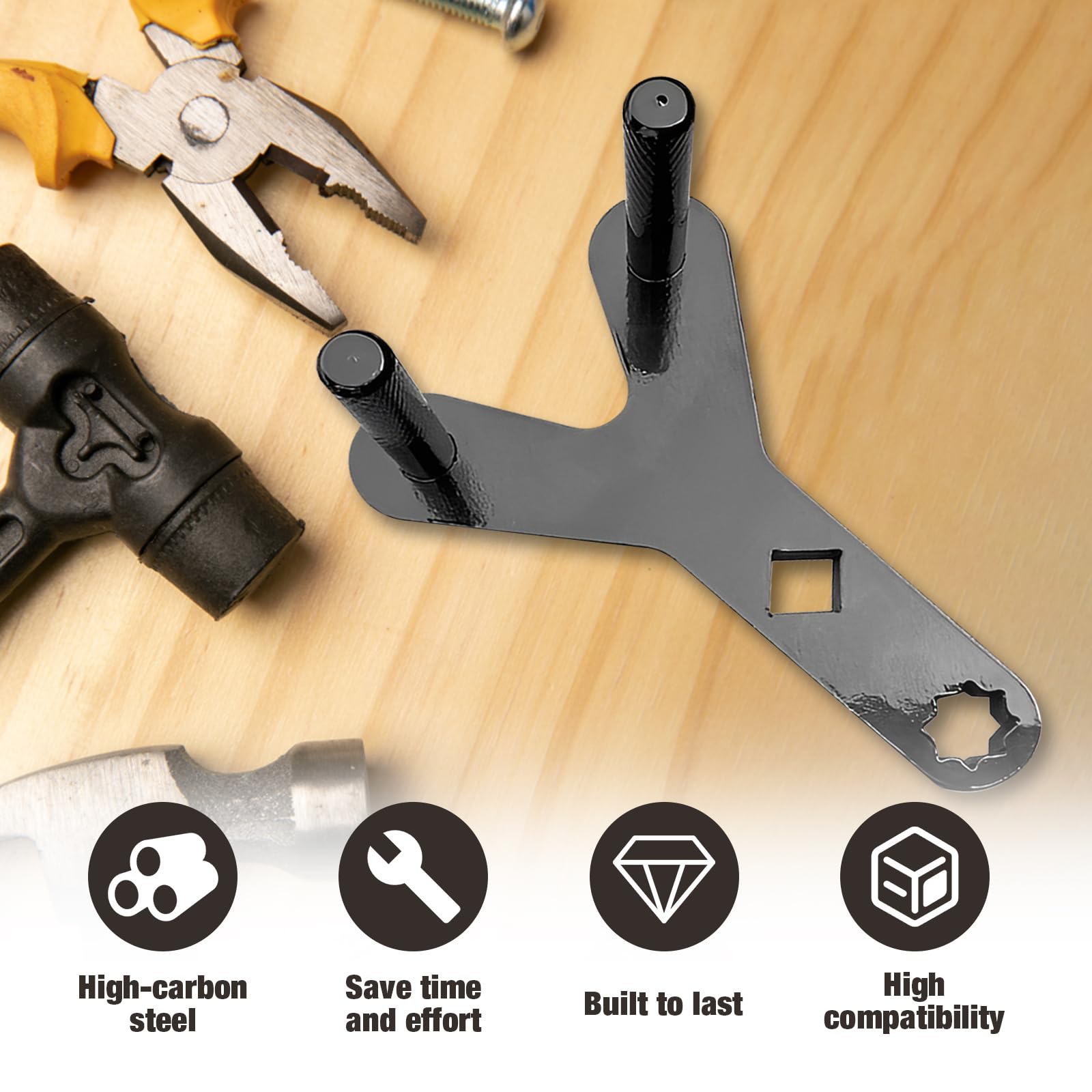 Professional Automotive Lower Control Arm & Ball Joint Removal Tool Kit - Heavy Duty Prying Tool for Suspension Repairs - Perfect for Mechanics & DIY Car Maintenance