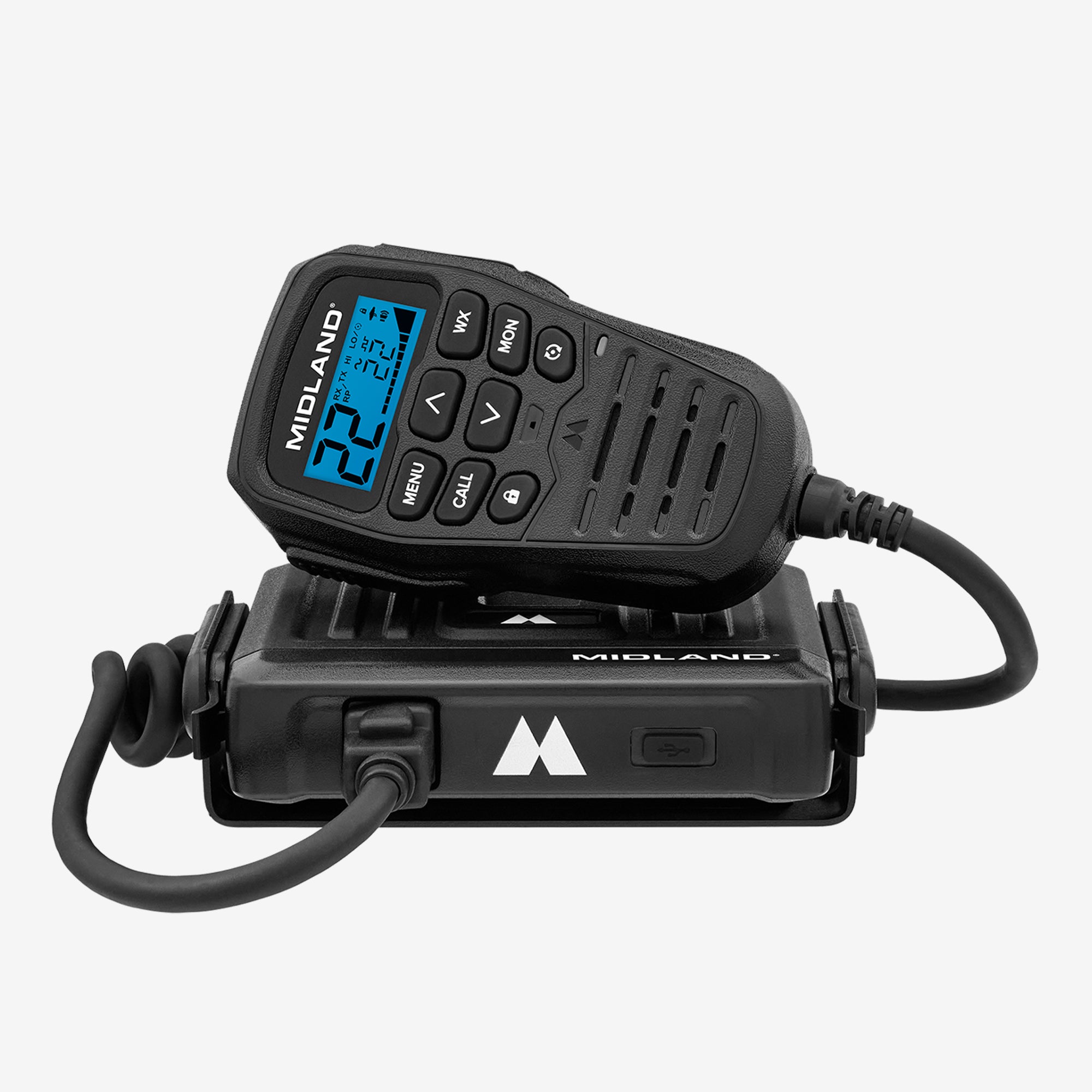 MicroMobile® GMRS 15 Watt Two-Way Radio with Speaker Bundle - MXT275SPVP for Off-Roading, Camping & Emergency Communication