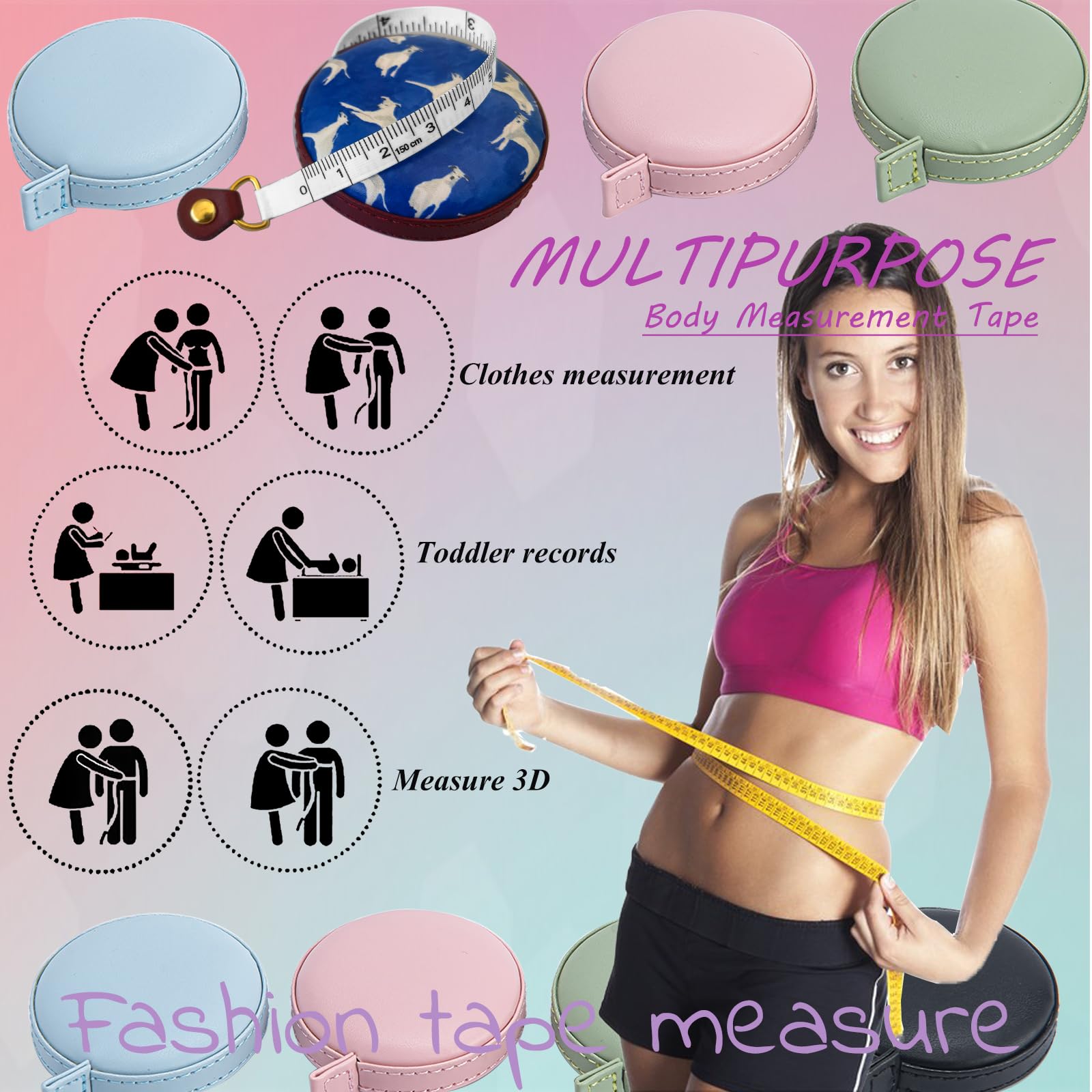 Premium Dual-Sided Measuring Tape - 60