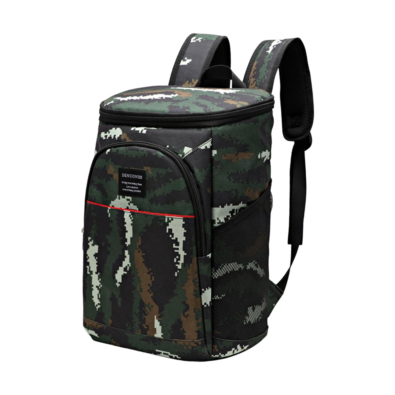 CALANDIS® Insulated Backpack Cooler with Adjustable Shoulder Straps - Thermal Picnic Bag for Beach, Park, Camping & Outdoor Adventures | 1 Green Backpack Cooler for Picnics, Hiking & Travel