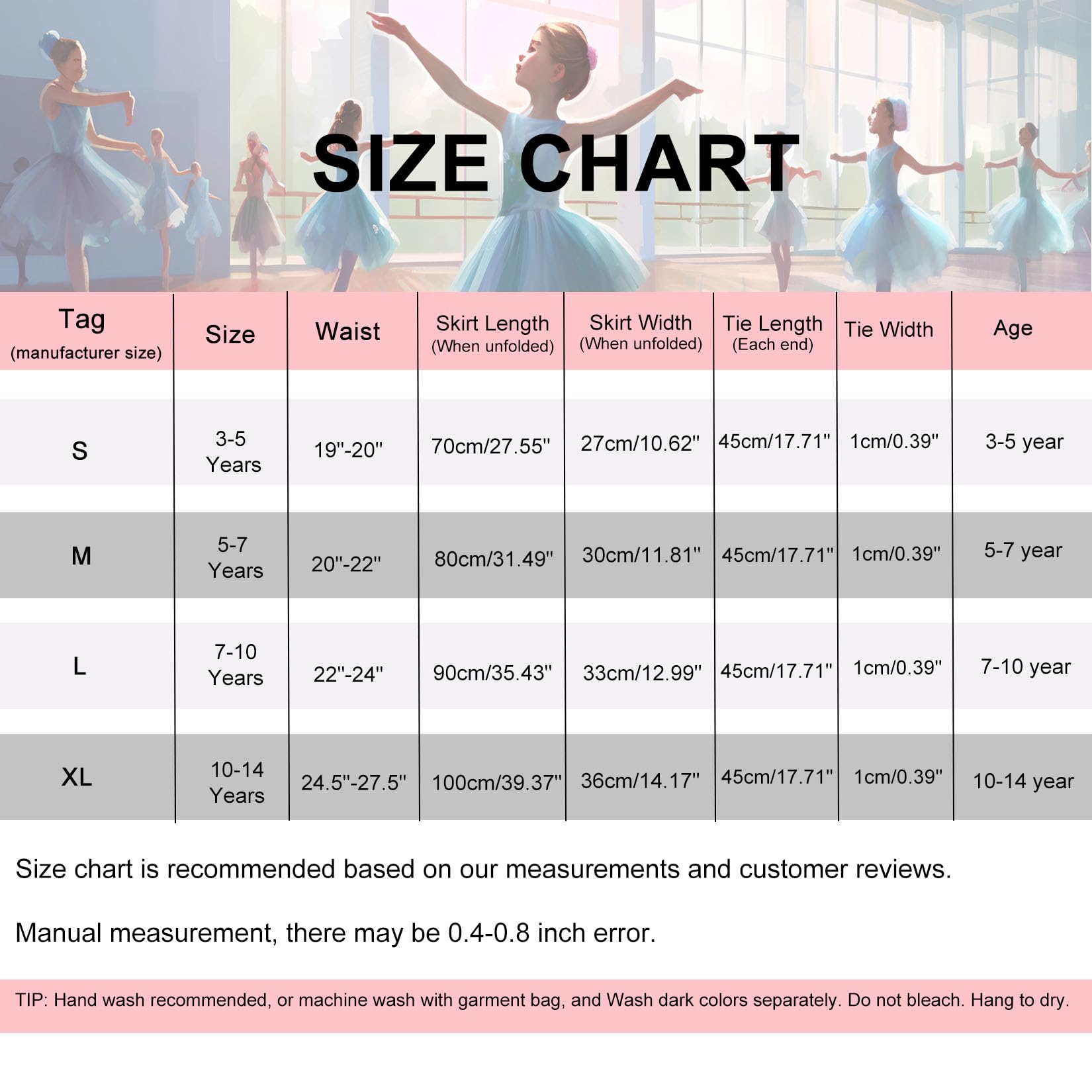 HiDance Women's Ballet Wrap Skirt - Adjustable Chiffon Sheer Dance Skirt for Ballet, Jazz, Contemporary & Performance - Perfect for Dance Classes, Recitals & Costumes
