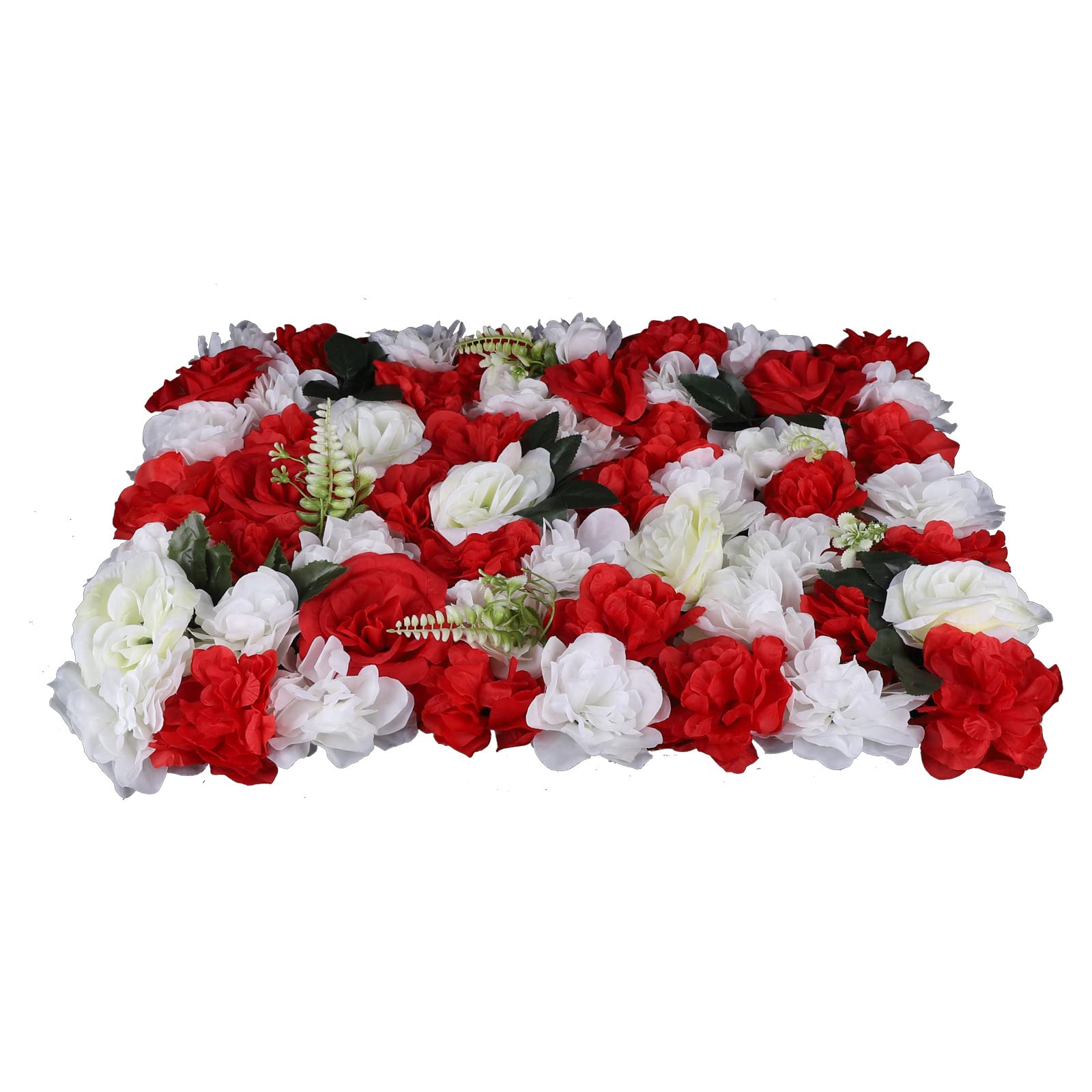 12 Pcs Artificial Silk Flower Wall Panel - Elegant Wedding Backdrop for Photography, Venue Decor, and Home Party Decorations