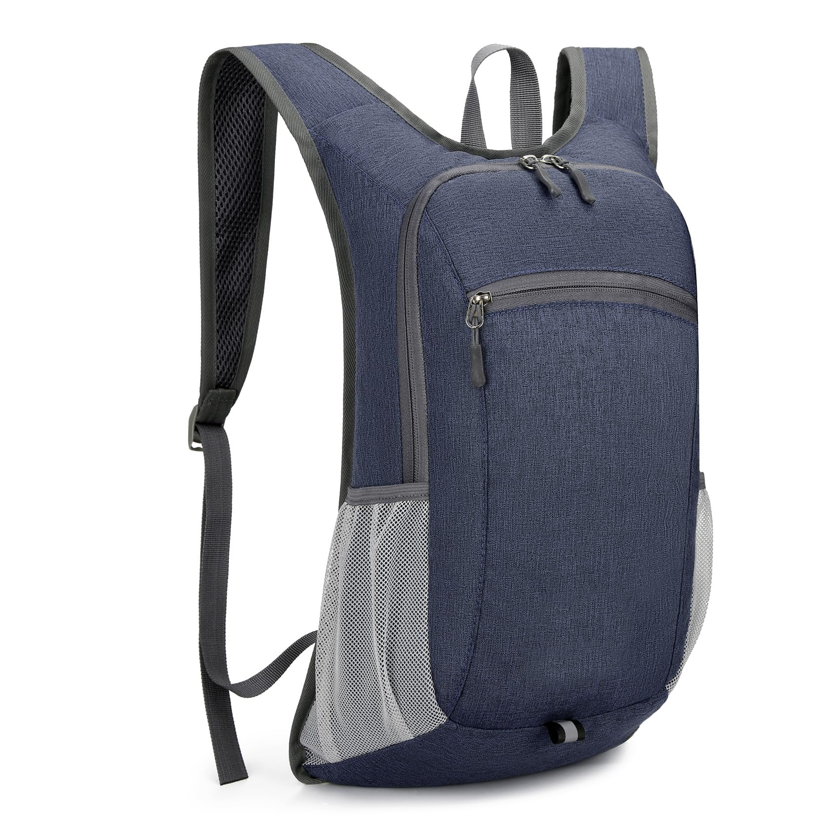 Valleycomfy Lightweight Foldable Hiking Backpack - Compact Travel Daypack for Camping, Hiking & Outdoor Adventures - Water-Resistant Packable Backpack for Women & Men (Dark Blue) - Perfect for Day Trips, Commuting & Travel Accessories