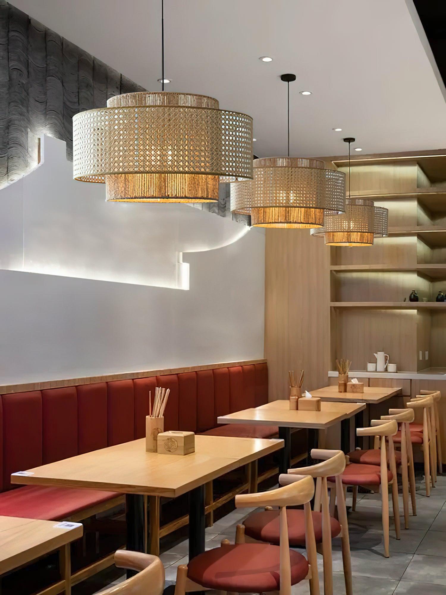 Modern Concentric Pendant Light Fixture - Sleek Minimalist Design for Kitchen Island, Dining Room & Bedroom Lighting - Dimmable LED Hanging Lamp for Home Decor