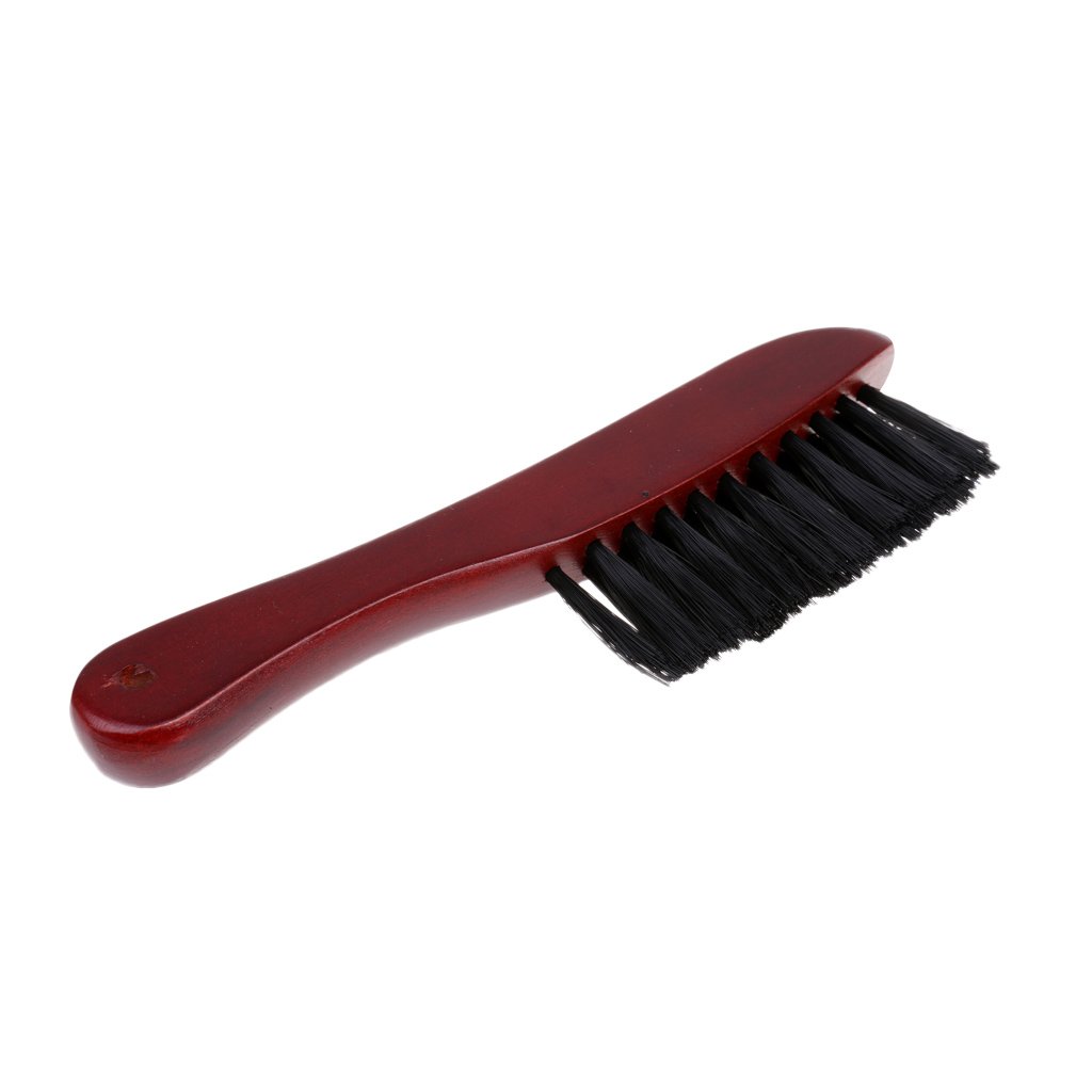 Premium Wood Handle Horse Hair Rail Brush - Snooker & Pool Table Cleaner Tool for Professional Billiards & Home Game Rooms