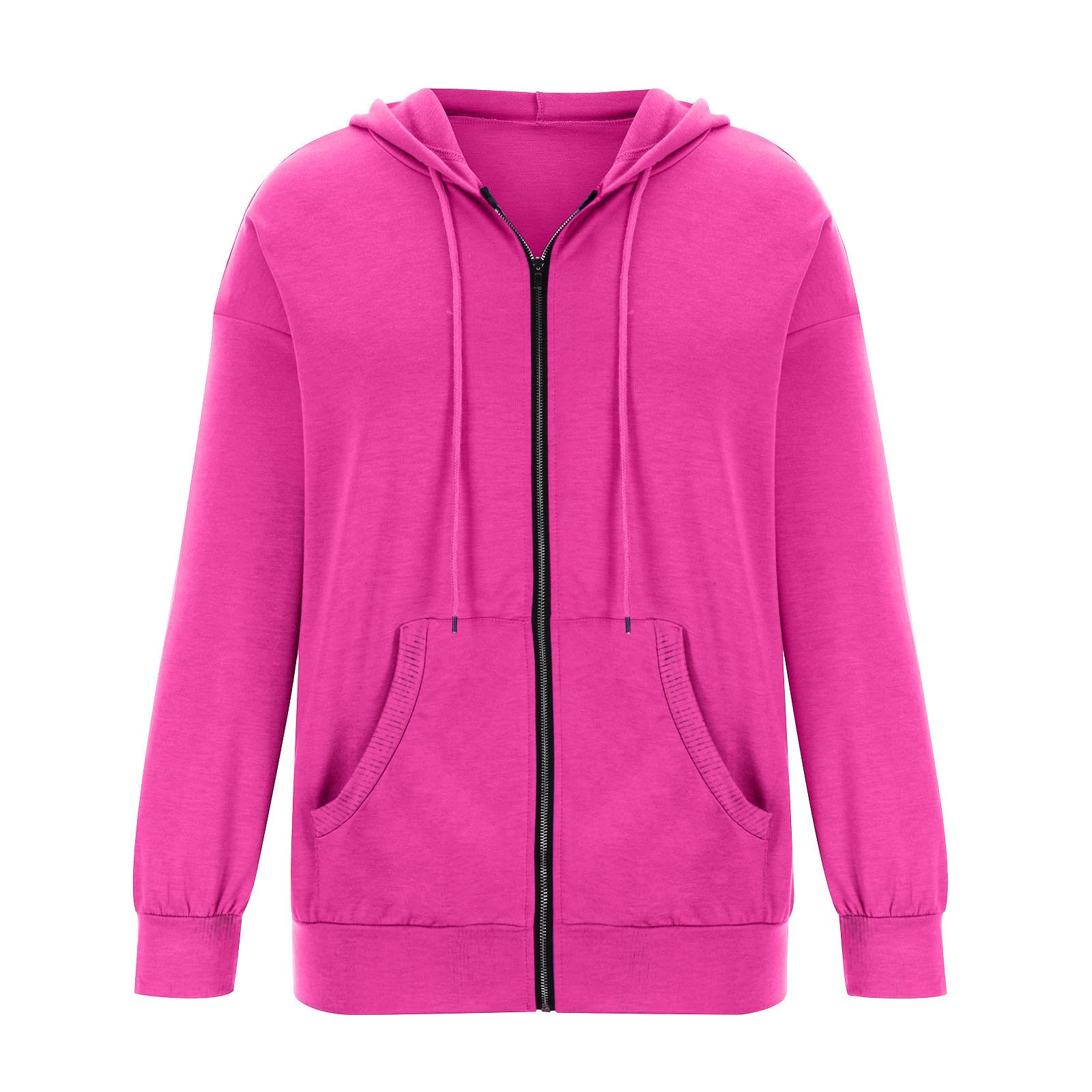 Yihaojia Women's Lightweight Color Block Hooded Sweatshirt - Long Sleeve Pullover with Pocket | Casual Loungewear, Fall Layering & Outdoor Activities