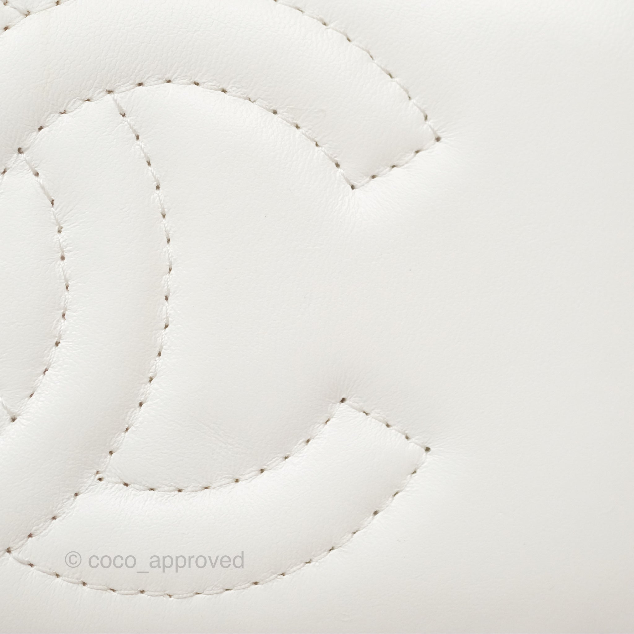 Chanel All Slide Vanity Bag with Adjustable Chain - White Lambskin Leather & Aged Gold Hardware - Luxury Crossbody Bag for Women, Perfect for Parties & Evening Events