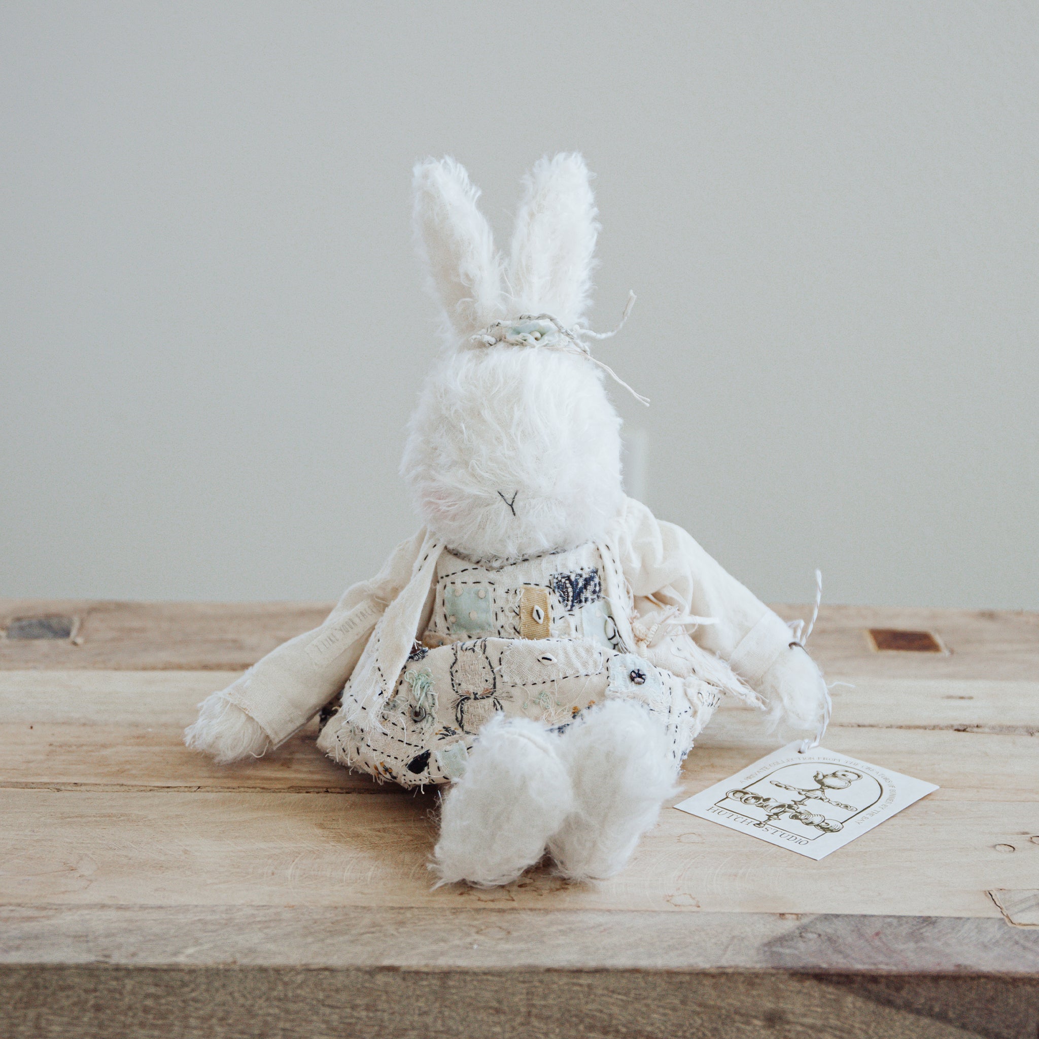 Handmade Jackie Rabbit Figurine - Unique Handcrafted Home Decor for Easter, Spring & Nursery - Perfect Gift for Collectors & Animal Lovers