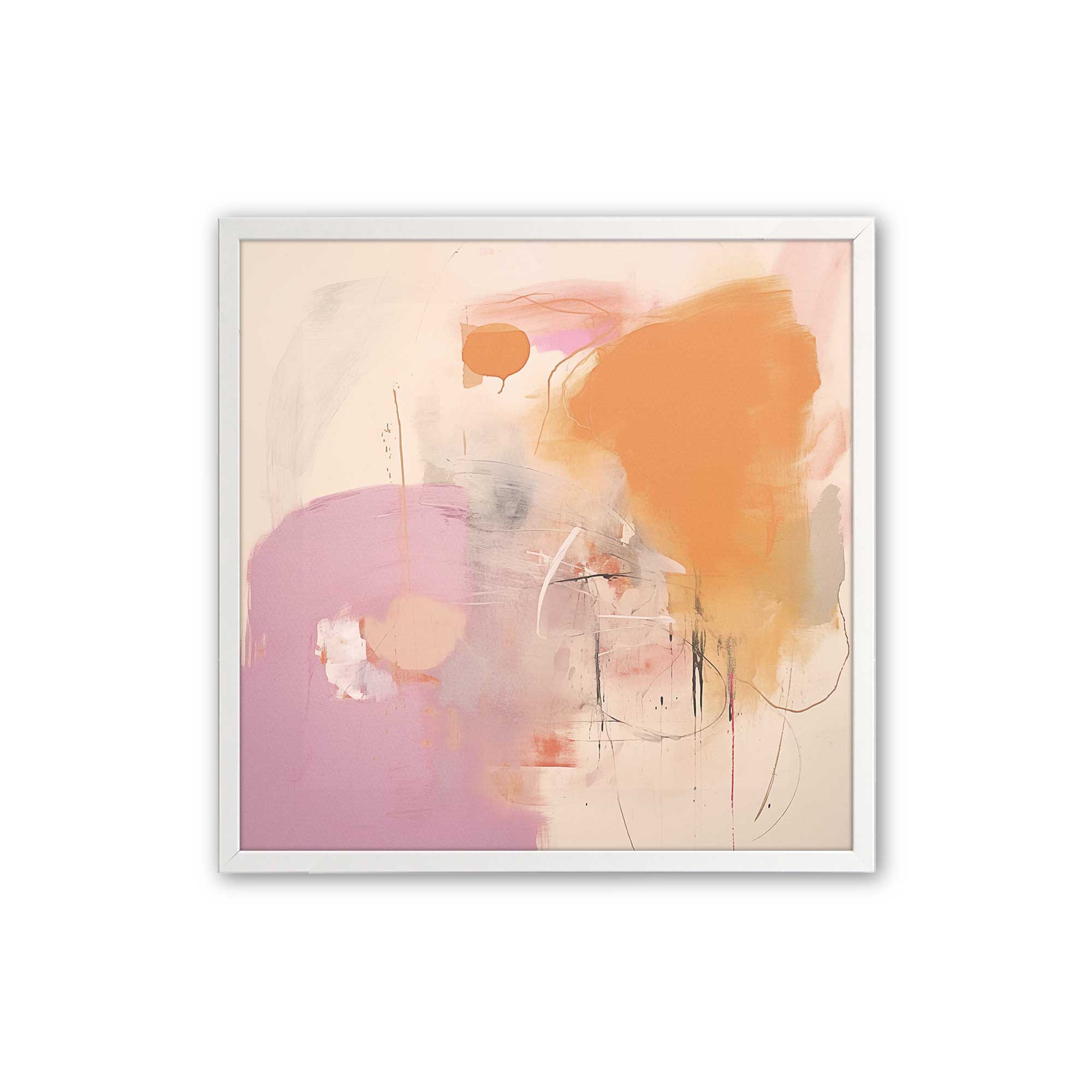 Cotton Candy Delight v1 Print - Vibrant Wall Art Decor for Kids Room, Nursery & Playroom - Perfect for Birthday Parties & Sweet Themed Events