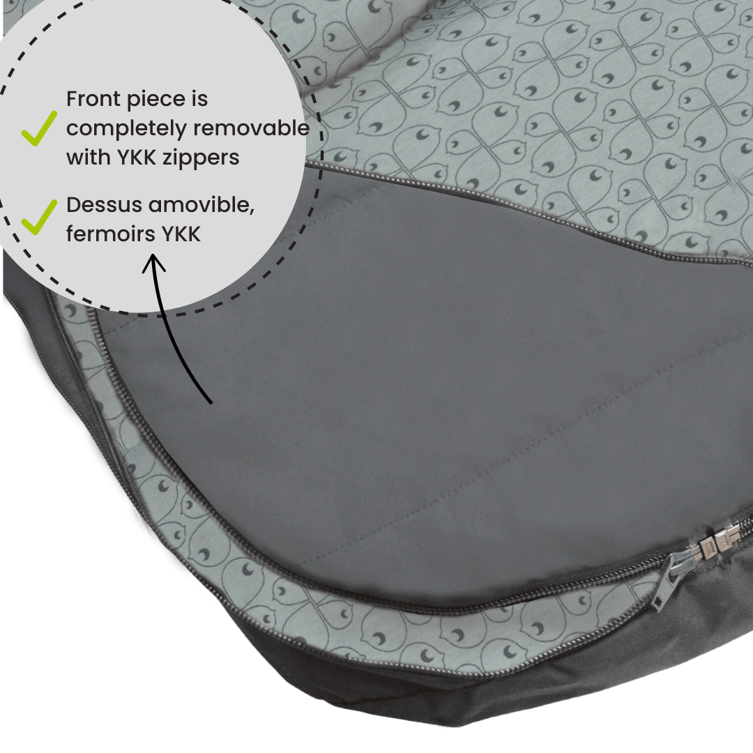 Infant Mid-Season Bunting Bag - Soft & Warm Winter Baby Sleeping Sack - Black - Perfect for Stroller, Car Seat & Outdoor Adventures