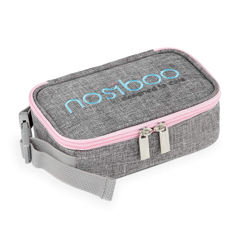 Nosiboo Baby Travel Toiletry Bag - Waterproof Cosmetic Organizer for Diapers, Wipes & Baby Essentials - Perfect for On-the-Go Parents, Airplane Travel & Nursery Storage