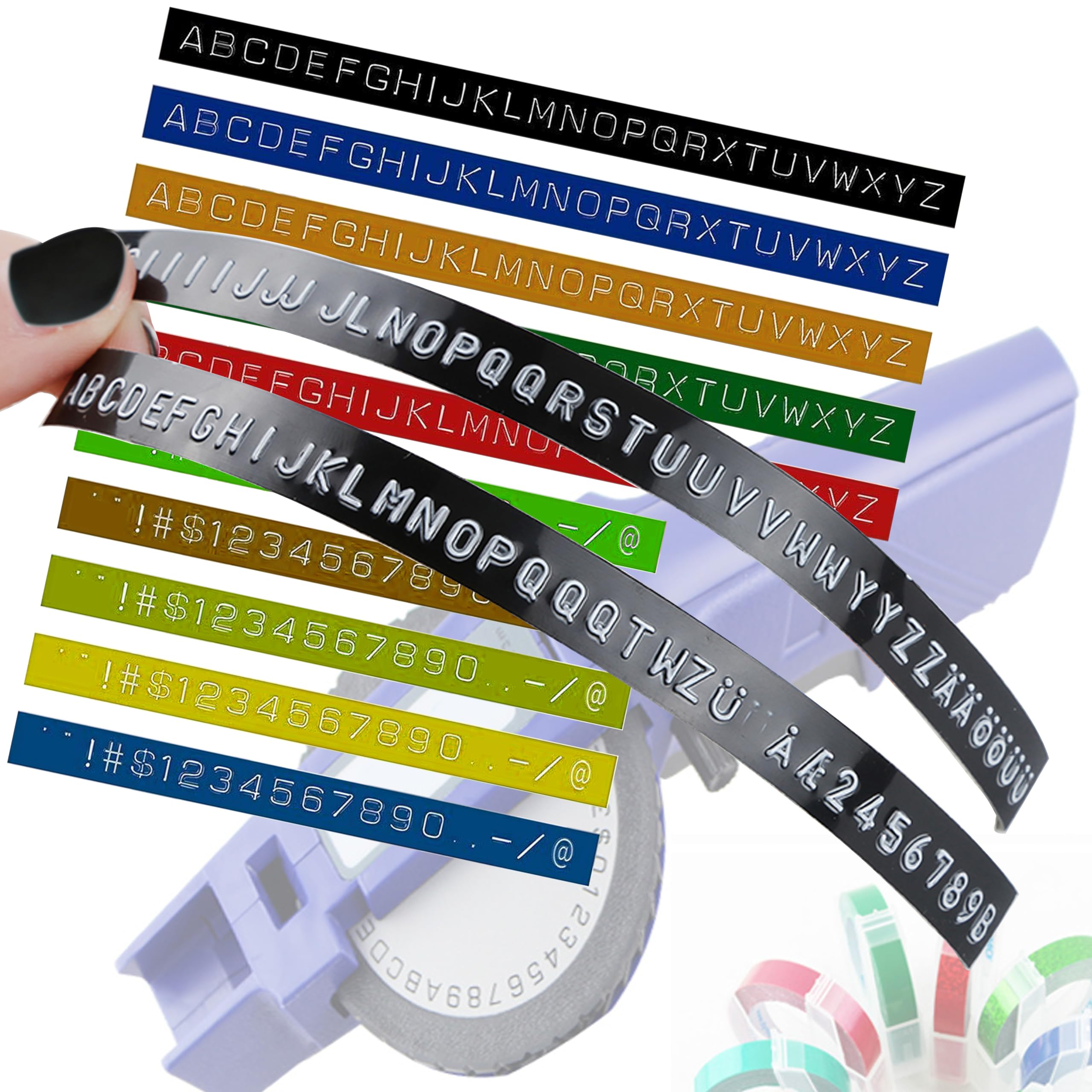 Dymo Embossing Label Maker Tape - 1/4