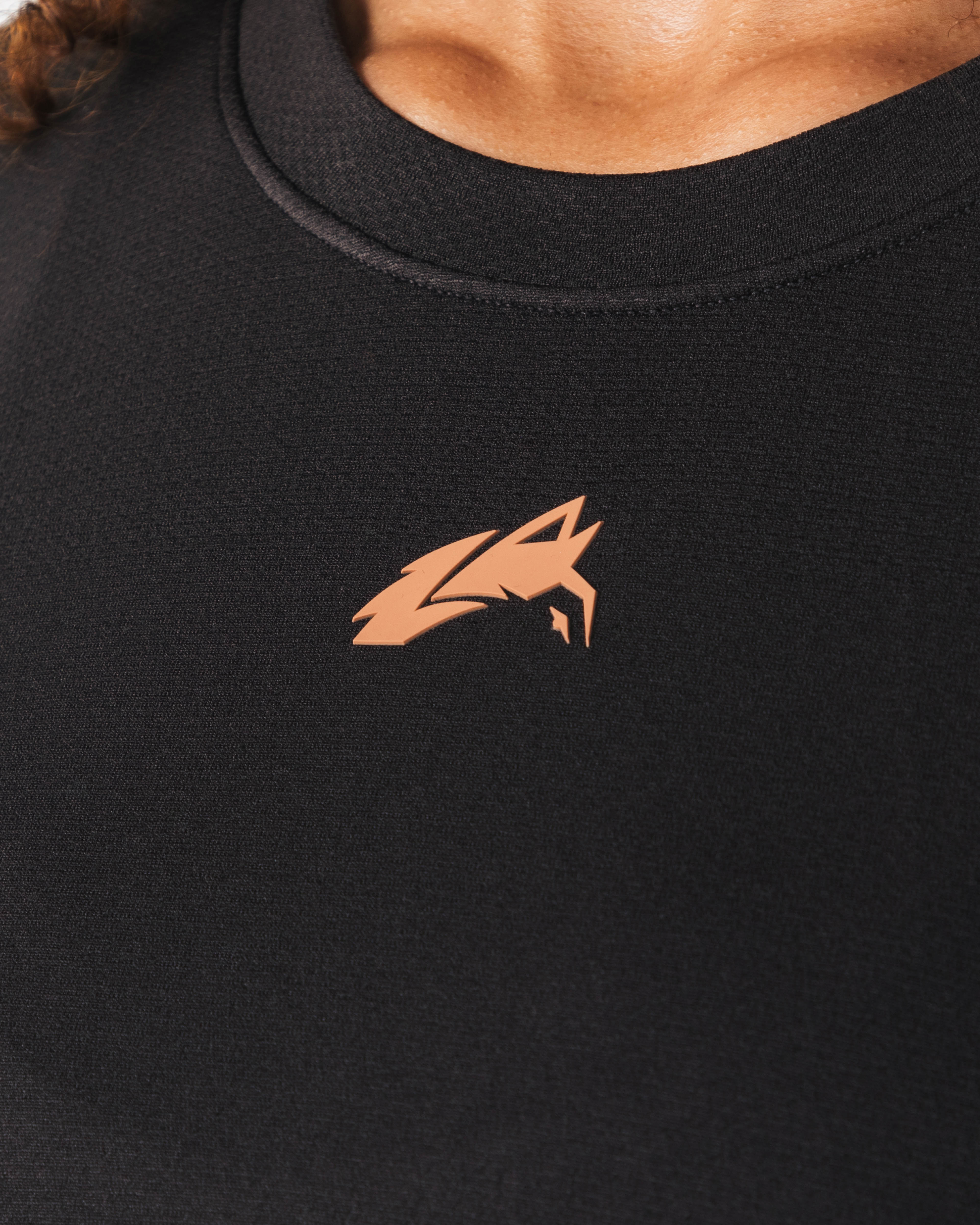 Wolf Head Airtech SS Crop Top - Women's Short Sleeve Athletic Shirt for Running & Yoga | Breathable Workout Tee for Gym & Outdoor Sports
