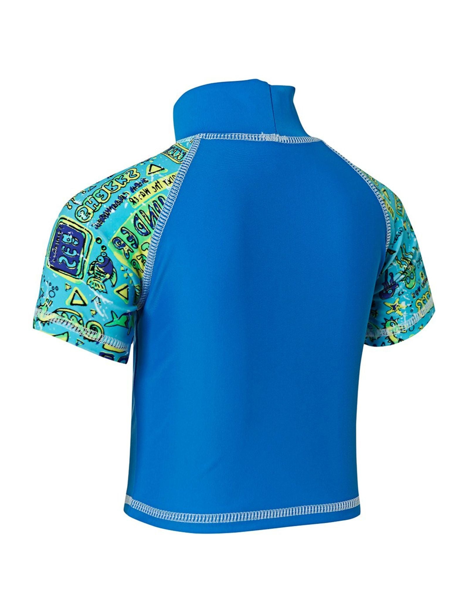 Boys' Sun Protection Shirt - UPF 50+ Blue Top for Toddlers | Outdoor Play, Beach & Summer Activities